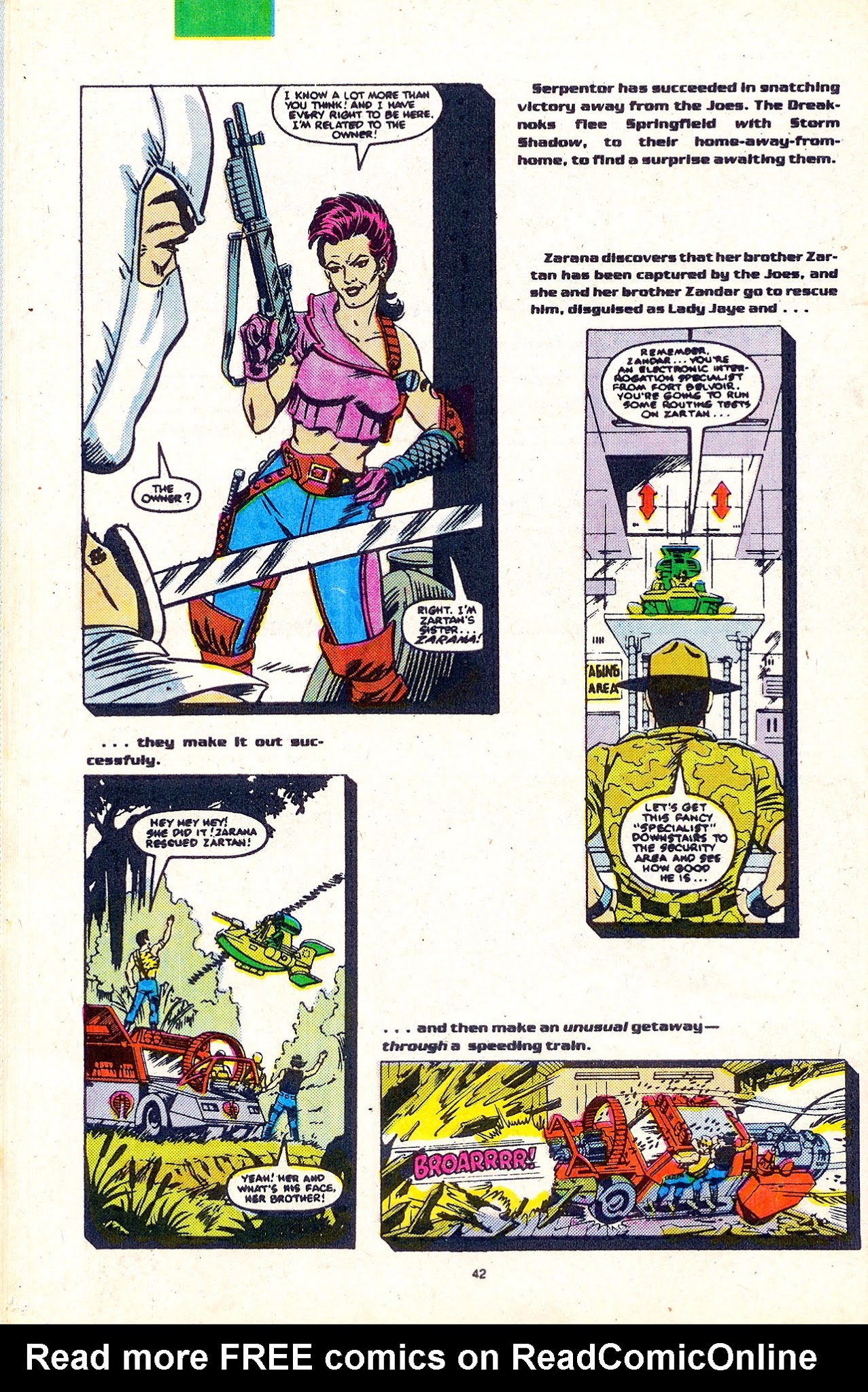 Read online G.I. Joe Yearbook comic -  Issue #3 - 44