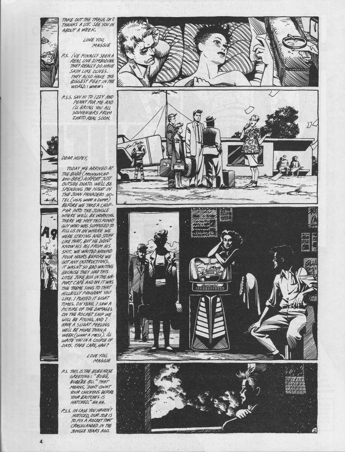 Read online Love and Rockets (1982) comic -  Issue #2 - 4