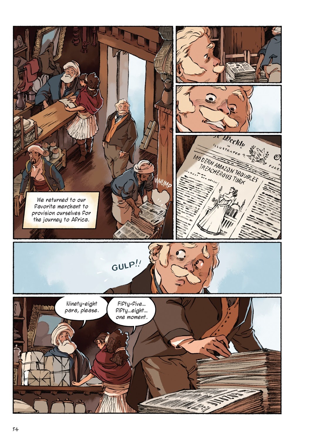 Read online Delilah Dirk and the Pillars of Hercules comic -  Issue # TPB (Part 1) - 54