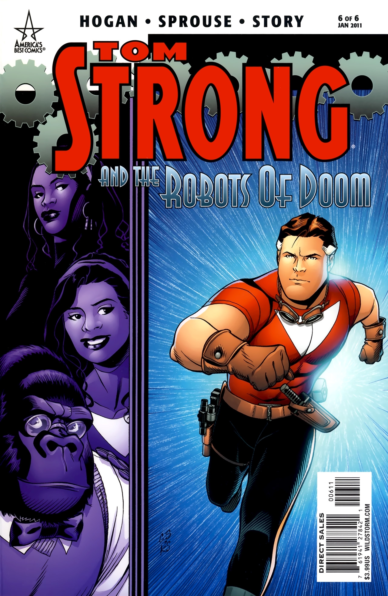 Read online Tom Strong and the Robots of Doom comic -  Issue #6 - 1