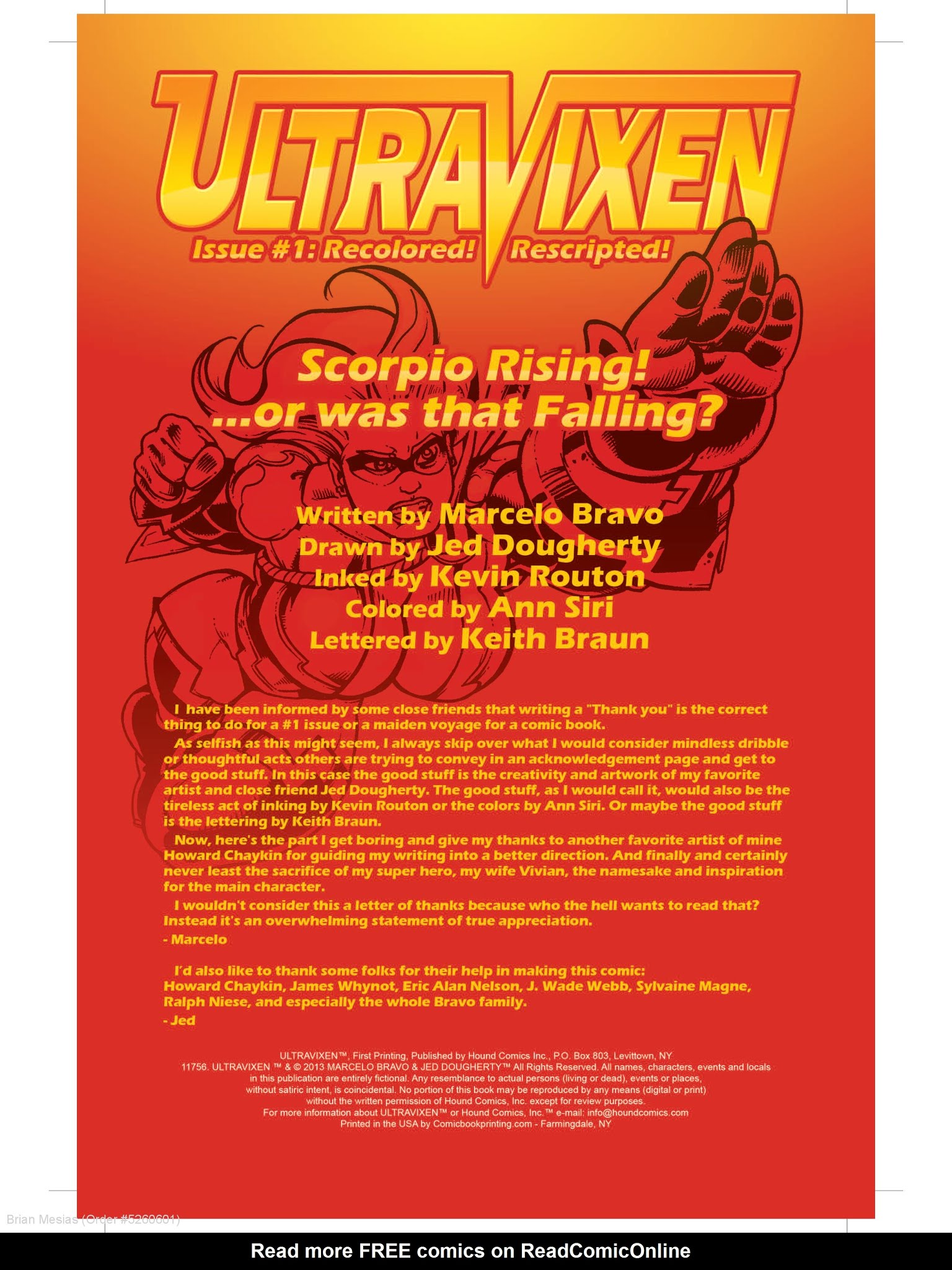 Read online Ultravixen comic -  Issue #1 - 2