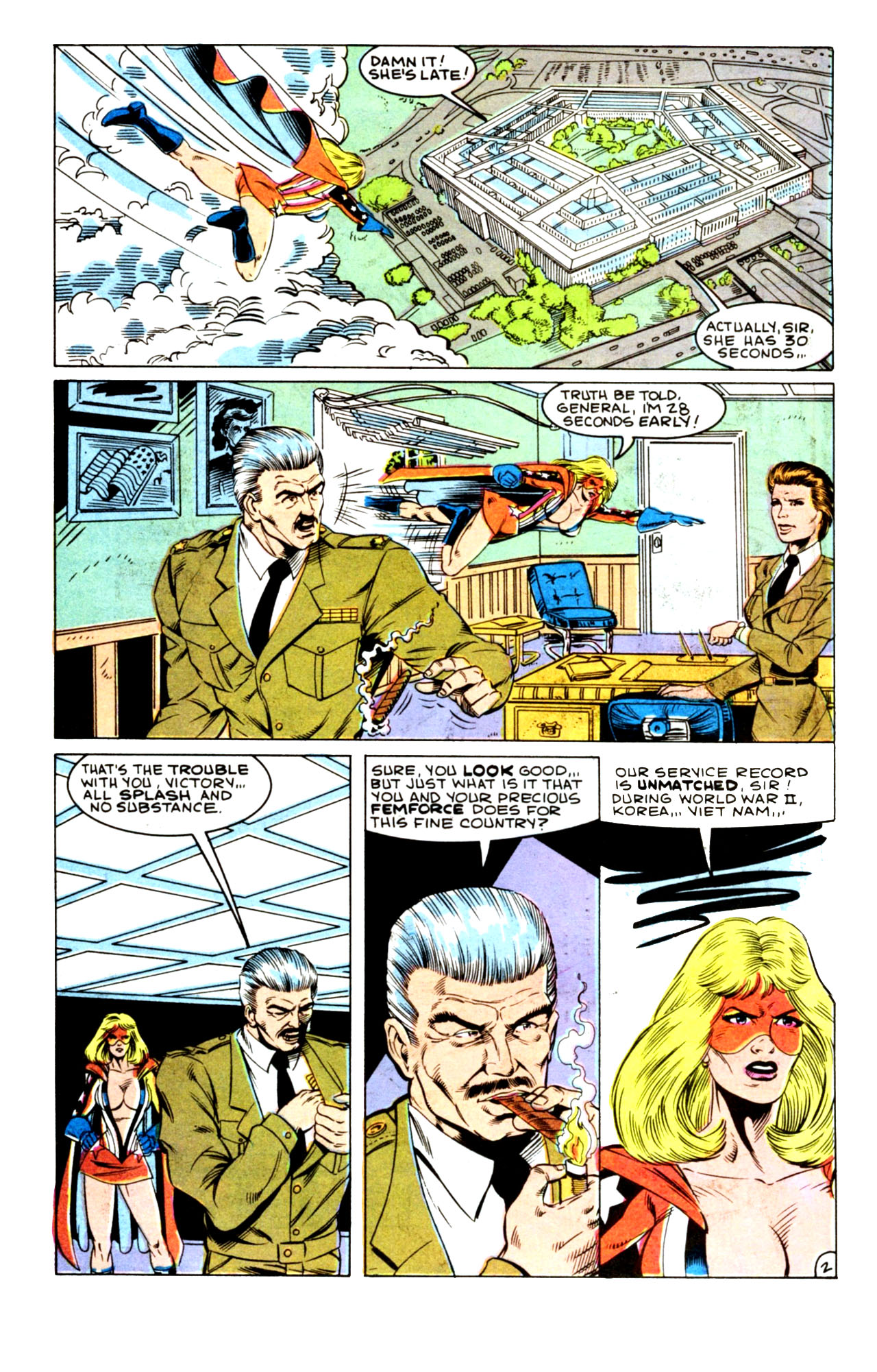 Read online Untold Origin of FemForce comic -  Issue # Full - 4