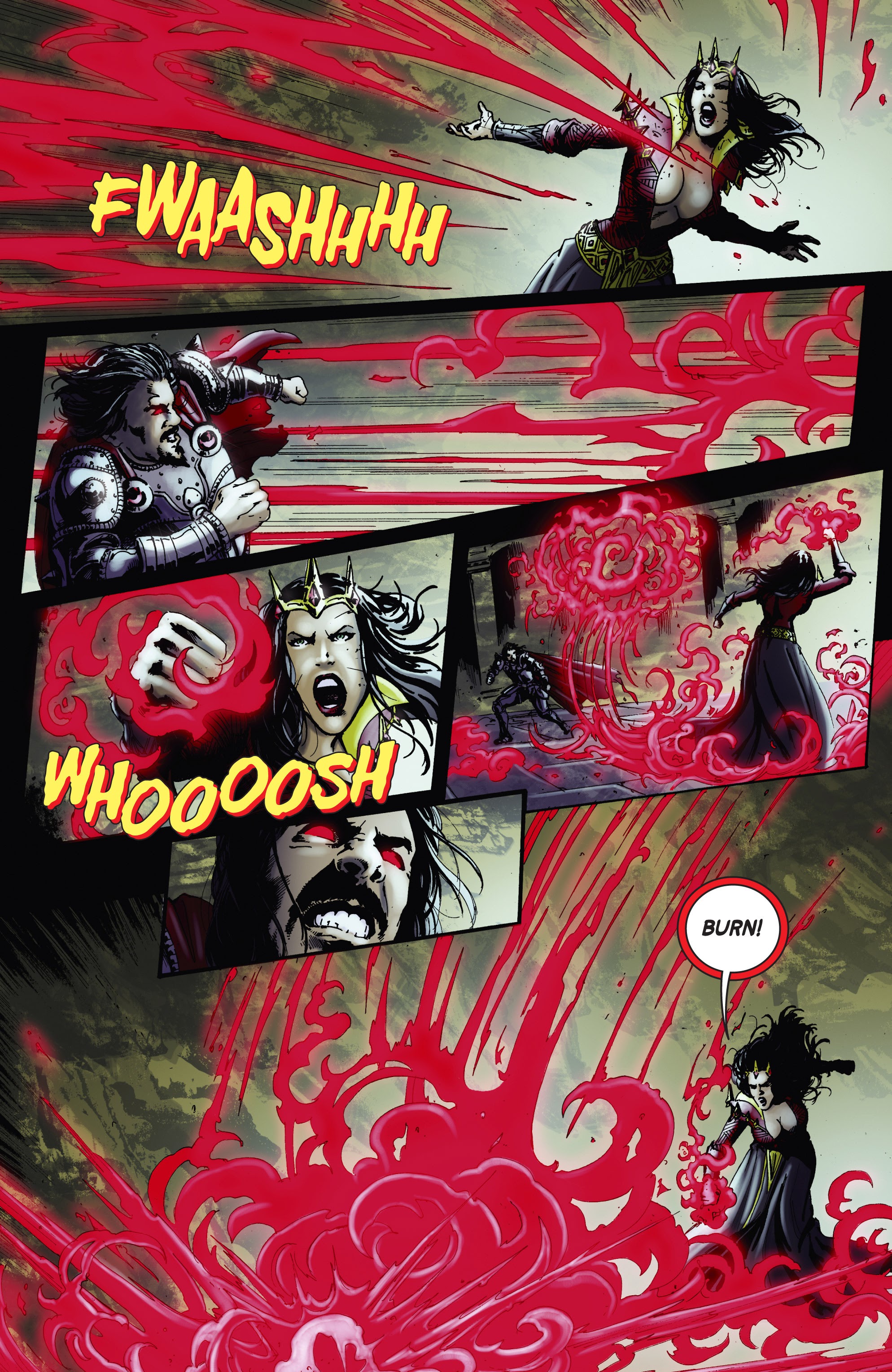 Read online Blood Queen Vs. Dracula comic -  Issue #4 - 7