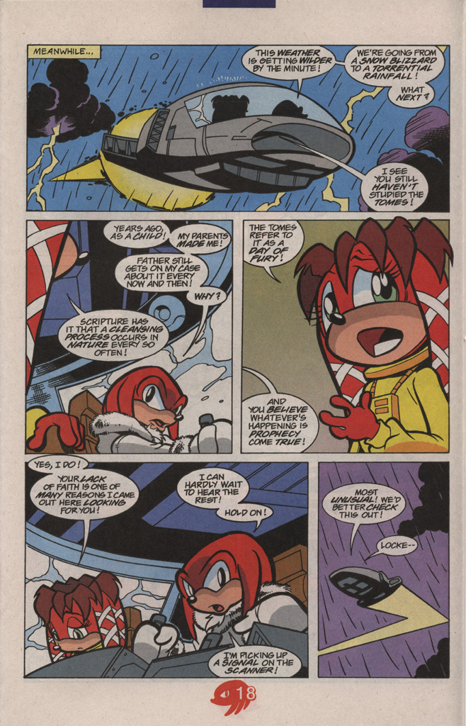 Read online Knuckles the Echidna comic -  Issue #20 - 25