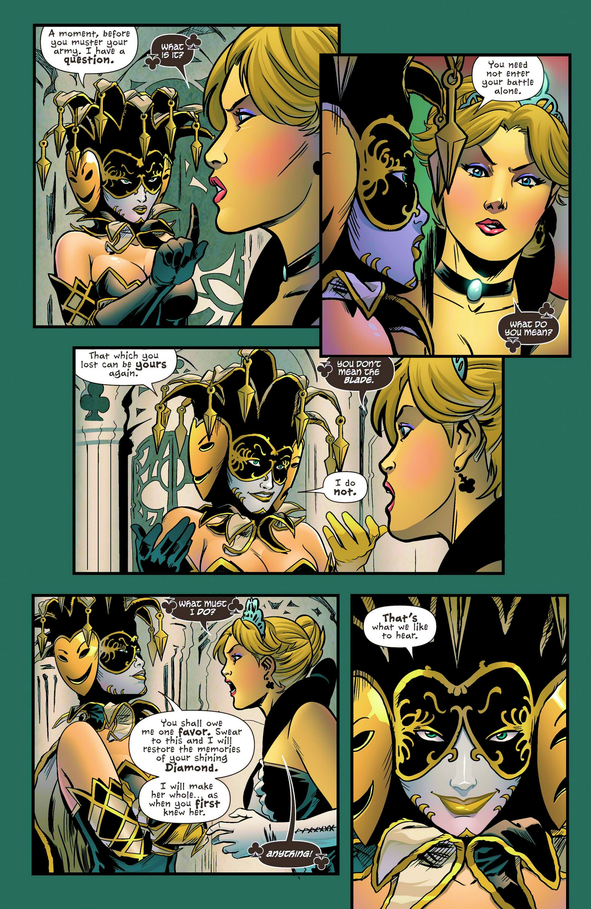 Read online Grimm Fairy Tales presents Wonderland: Clash of Queens comic -  Issue #4 - 12