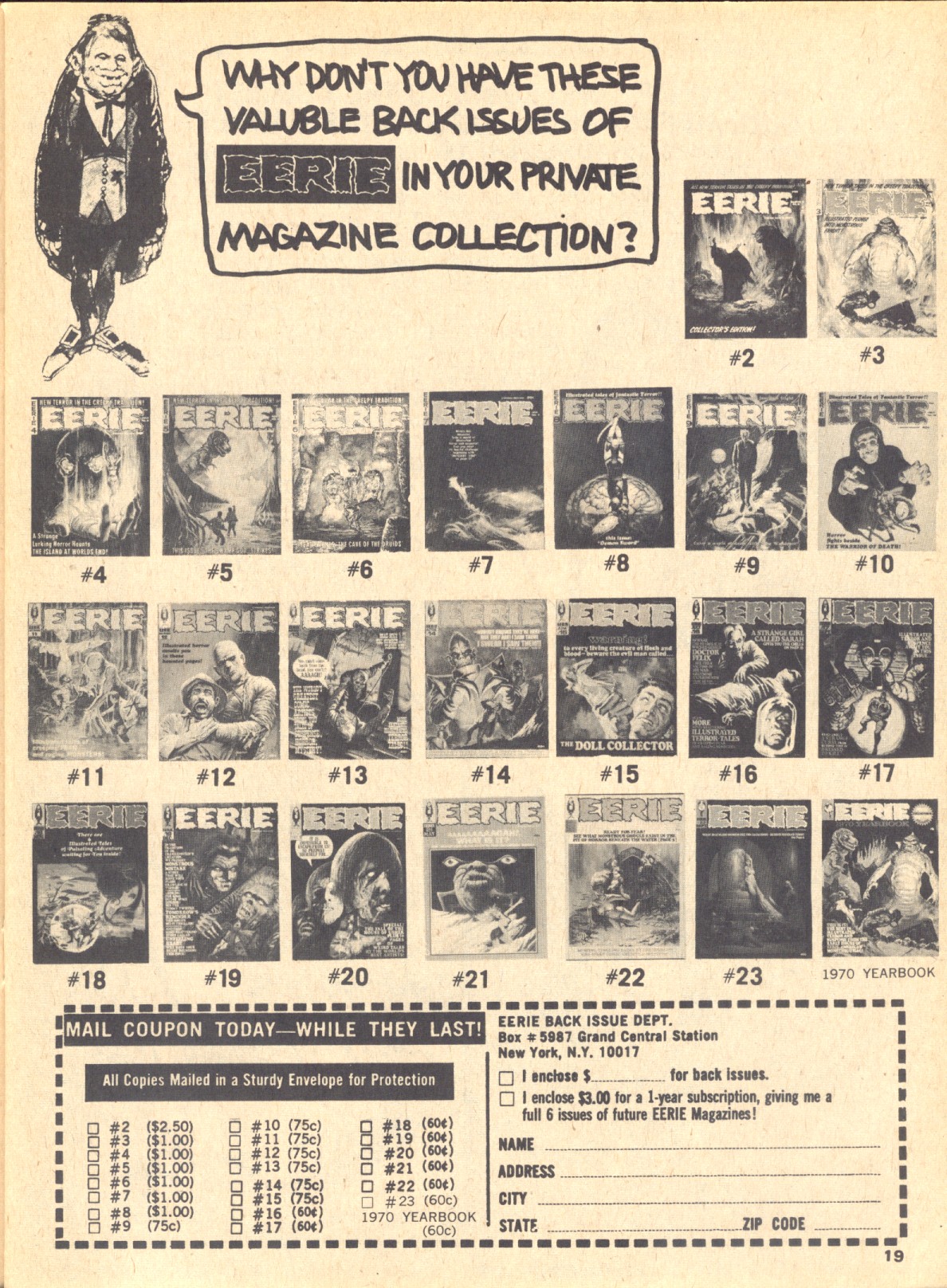 Read online Creepy (1964) comic -  Issue #30 - 19