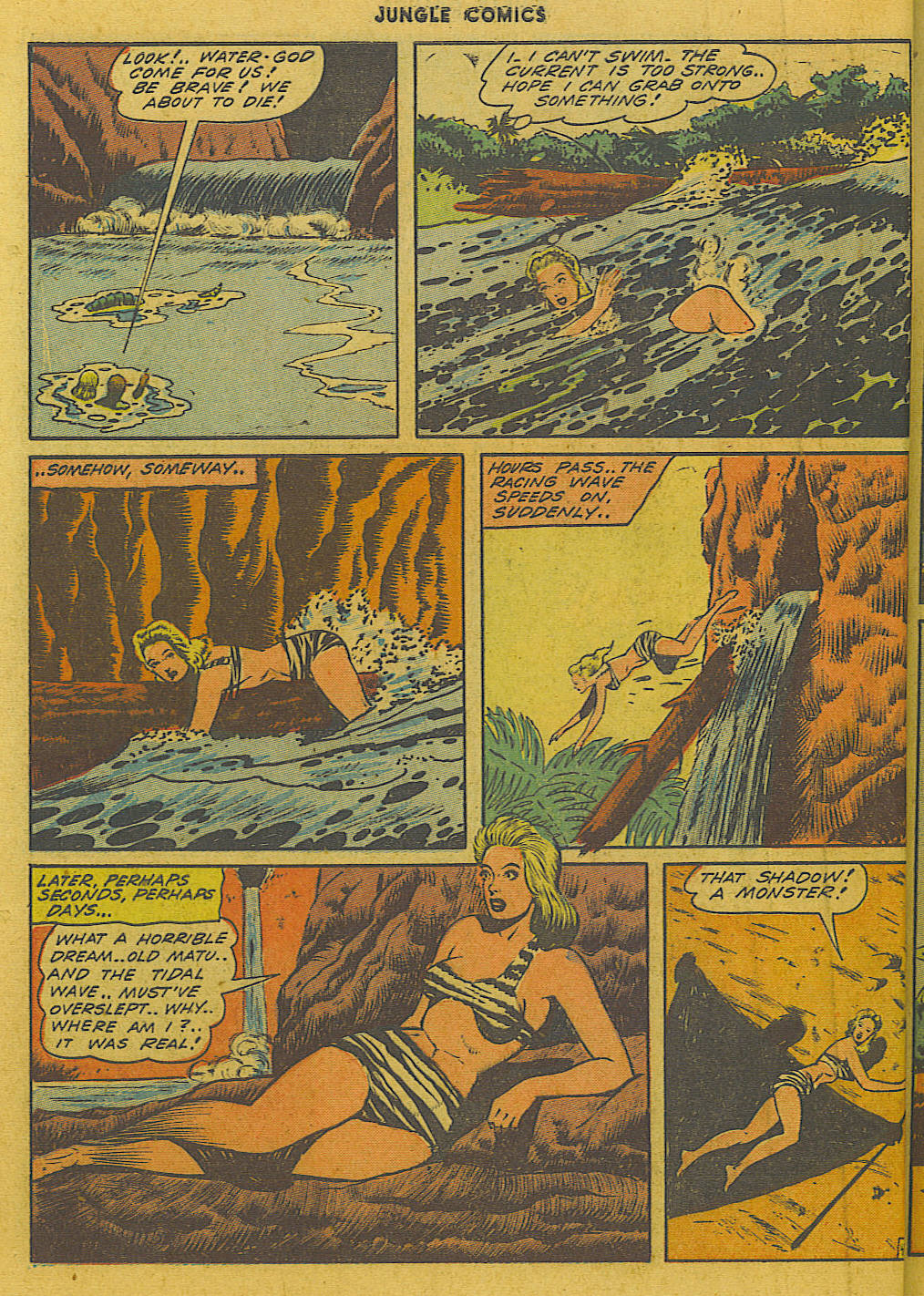 Read online Jungle Comics comic -  Issue #50 - 52