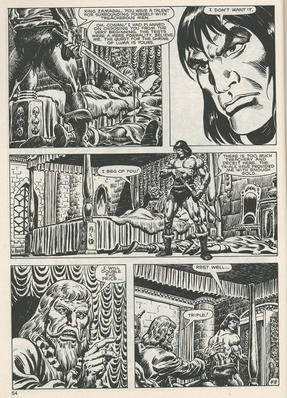 Read online The Savage Sword Of Conan comic -  Issue #113 - 54