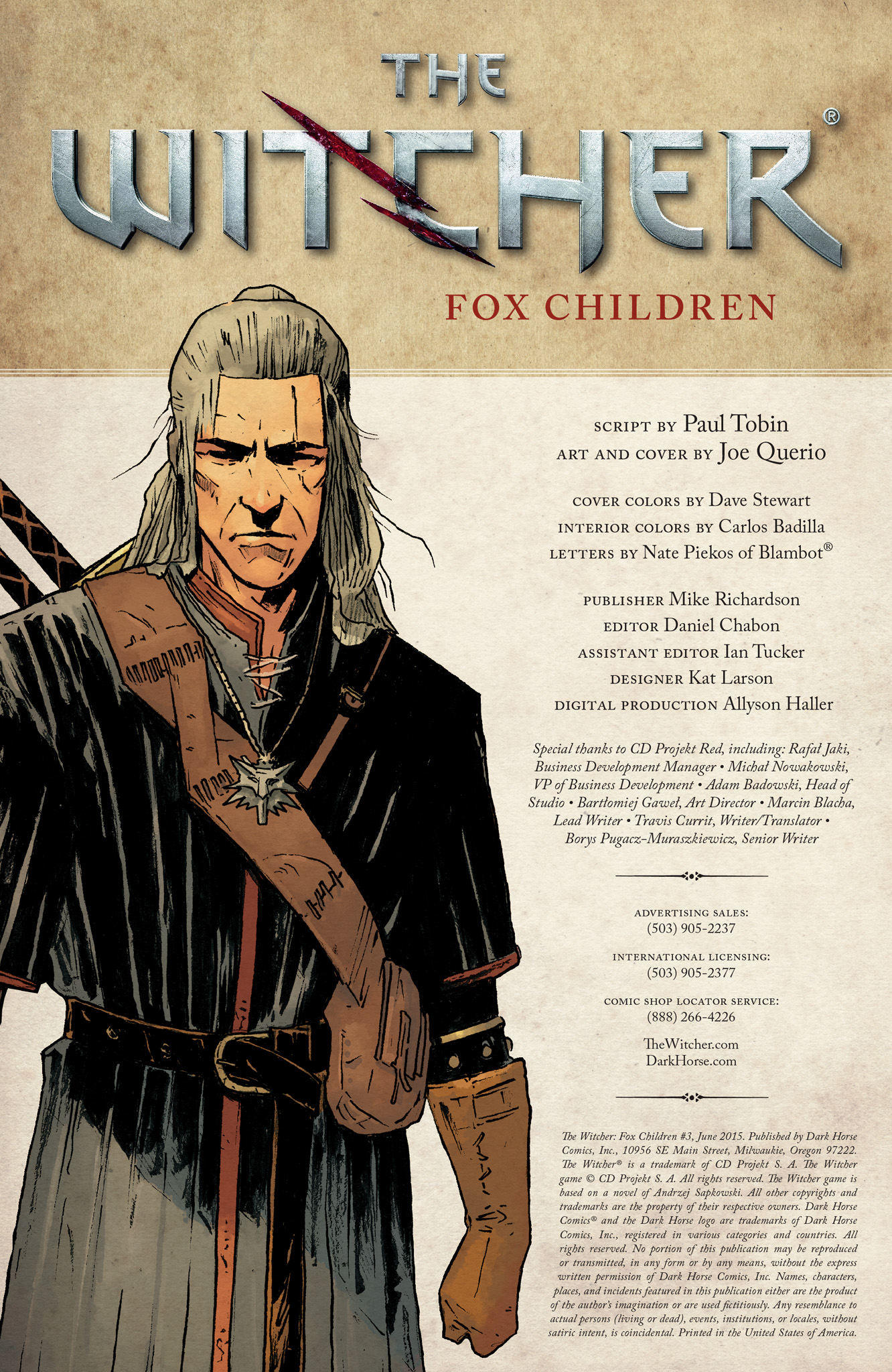 Read online The Witcher: Fox Children comic -  Issue #3 - 2