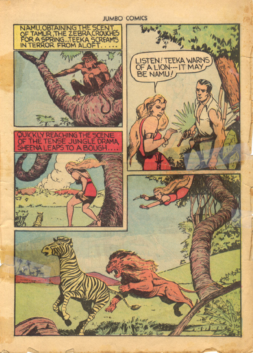 Read online Jumbo Comics comic -  Issue #10 - 6