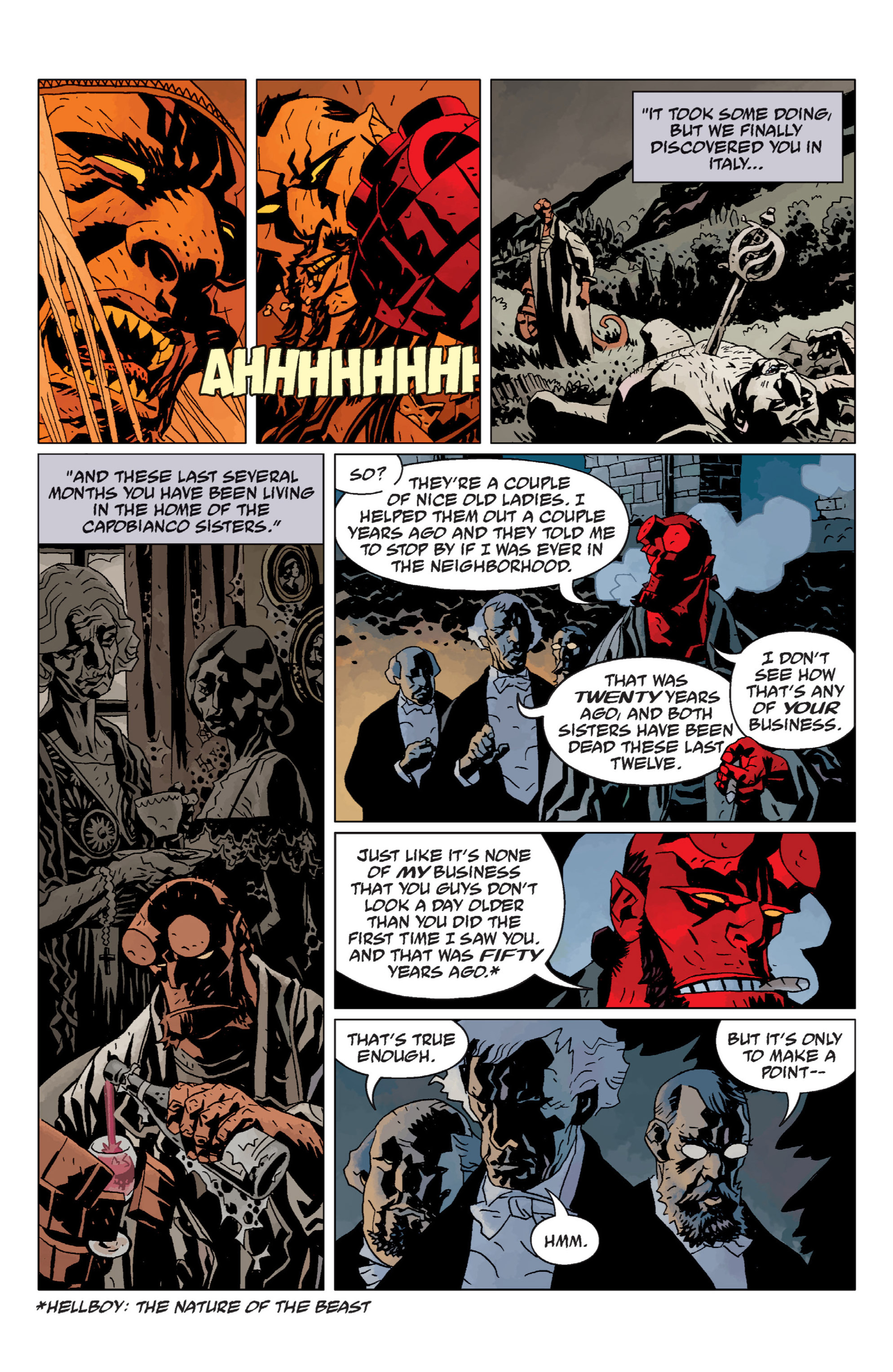 Read online Hellboy comic -  Issue #9 - 18