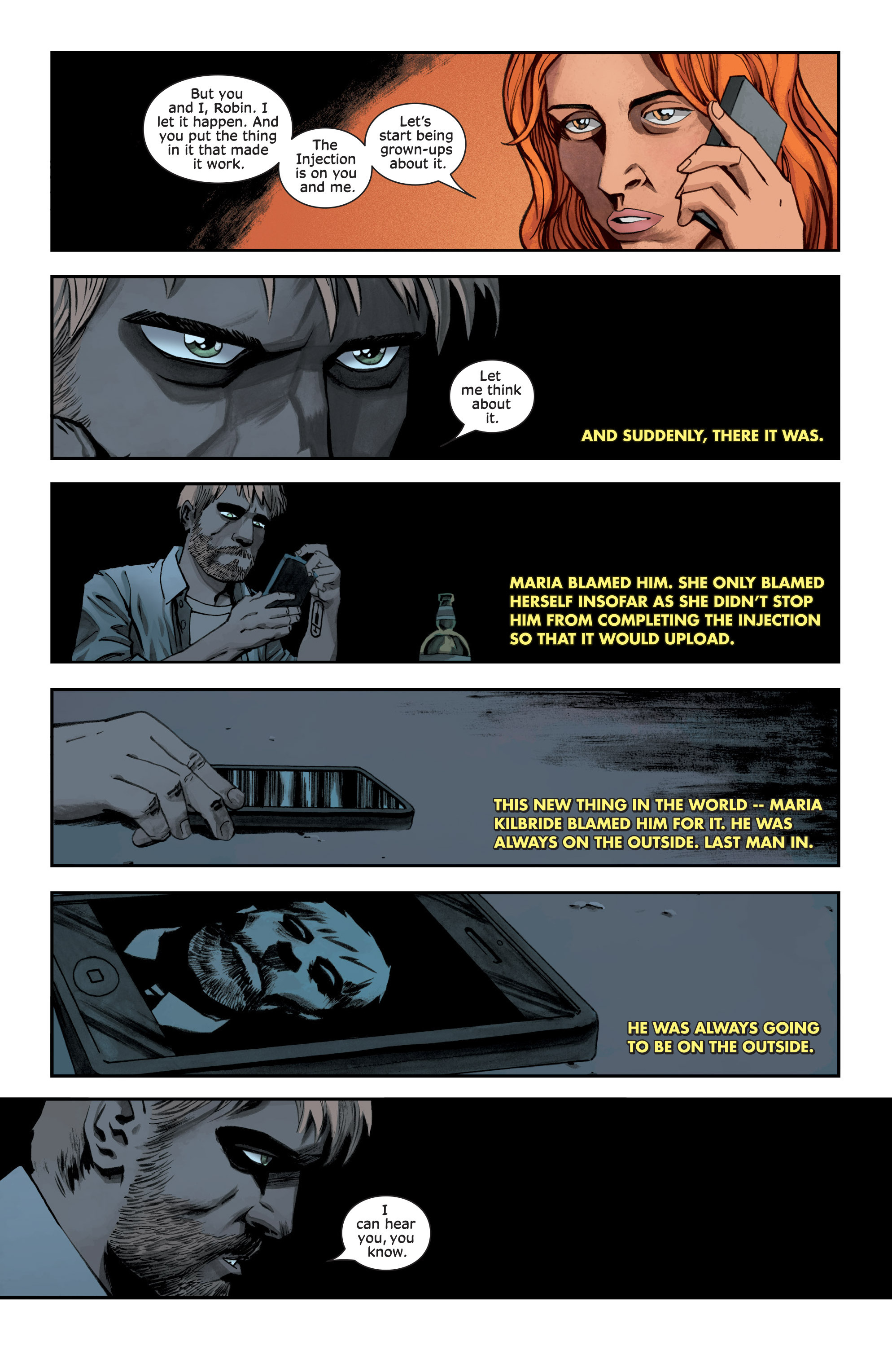 Read online Injection comic -  Issue #8 - 17