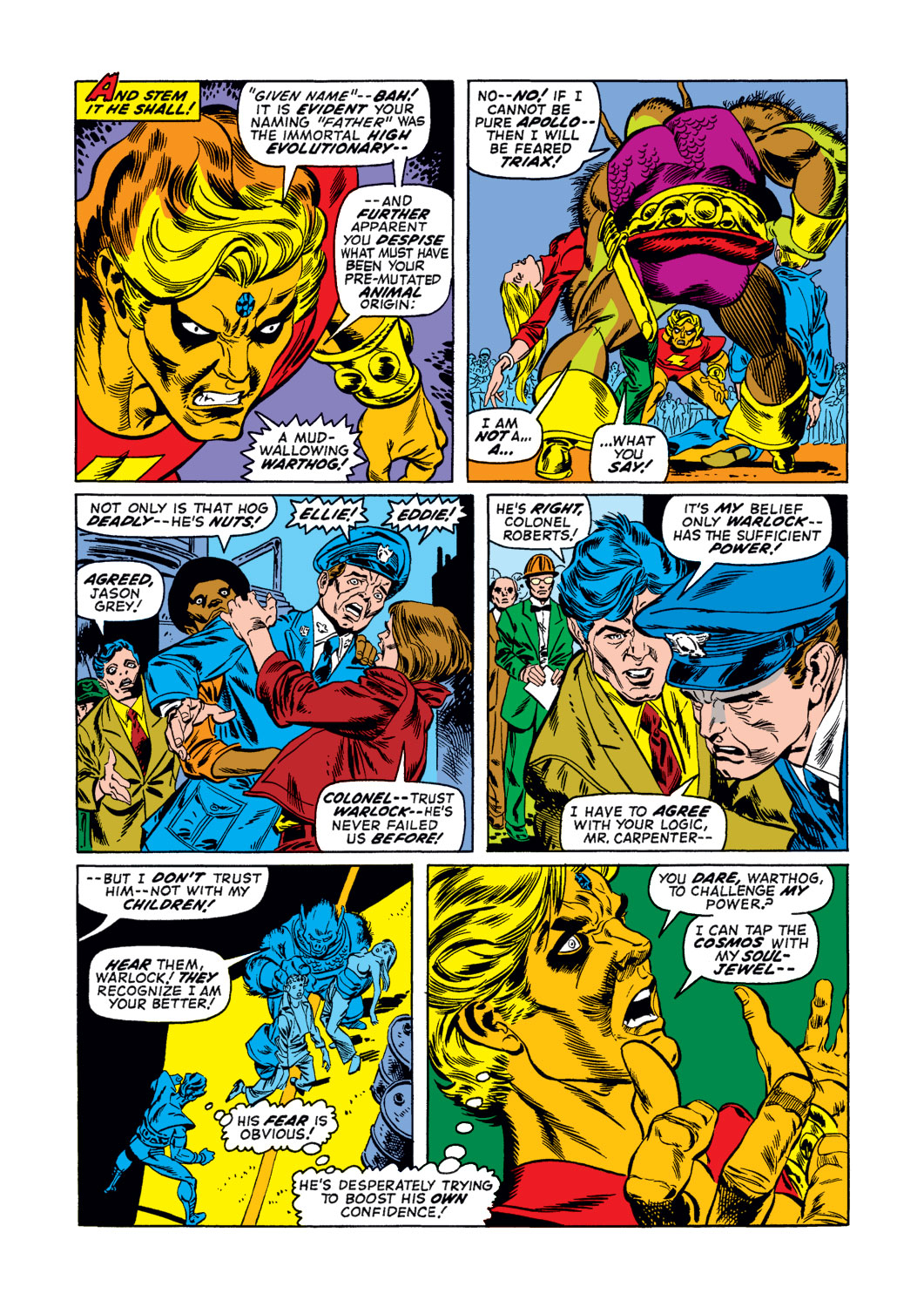 Read online Warlock (1972) comic -  Issue #4 - 6