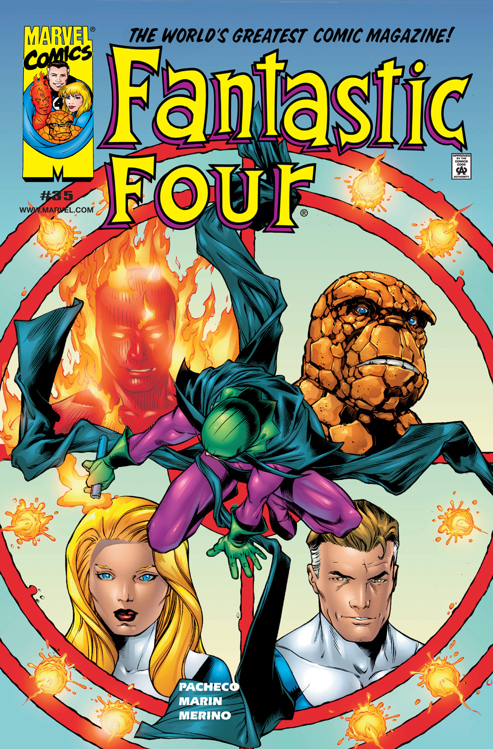 Read online Fantastic Four (1998) comic -  Issue #35 - 1