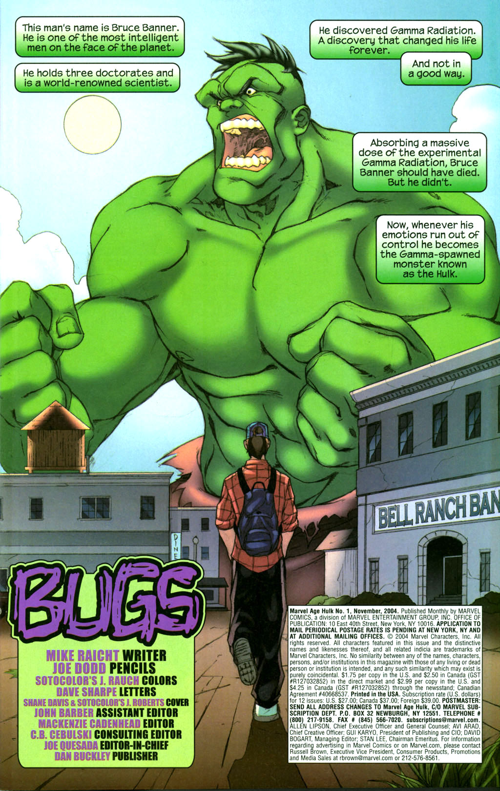 Read online Marvel Age Hulk comic -  Issue #1 - 2