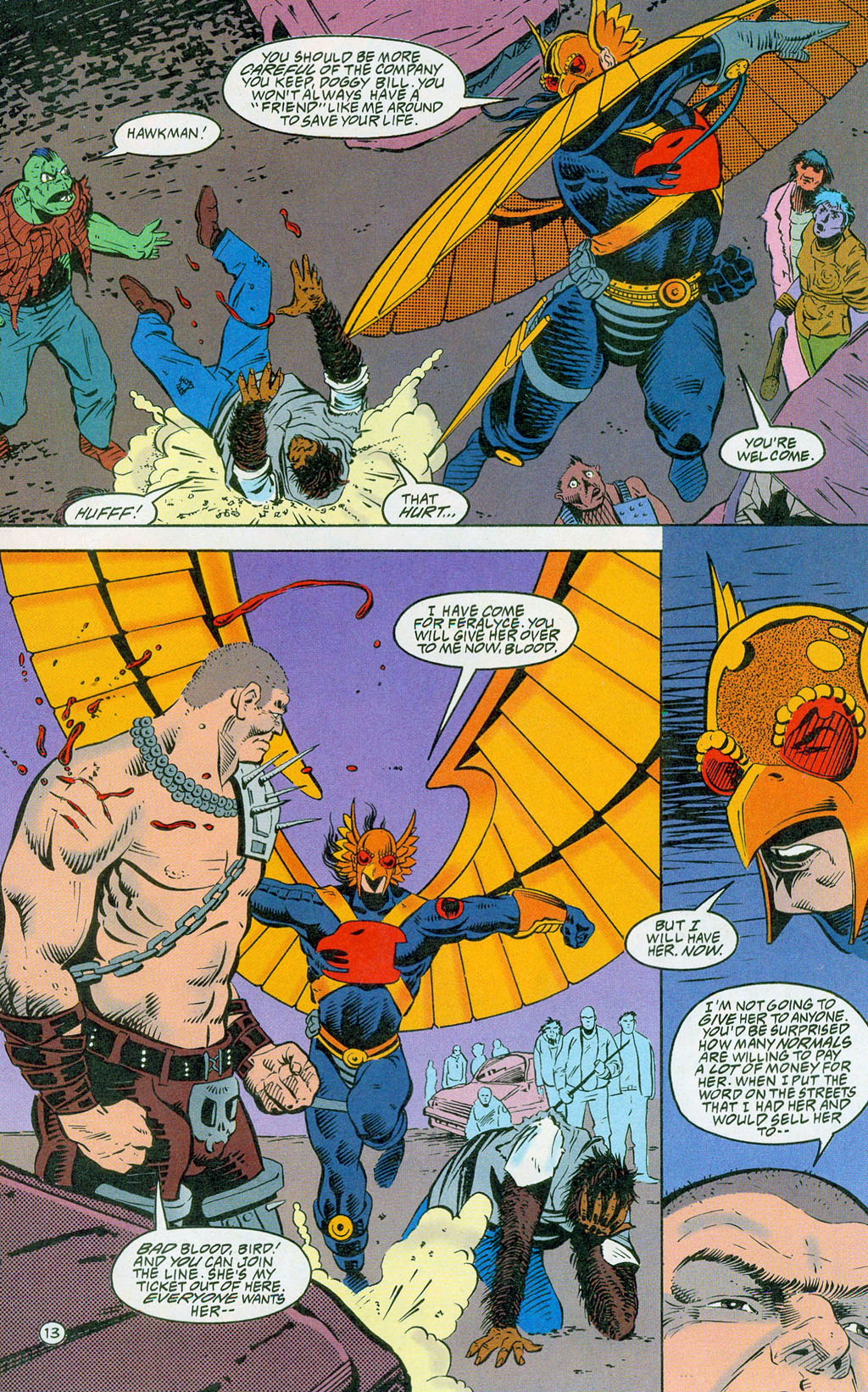 Hawkman (1993) Issue #10 #13 - English 15