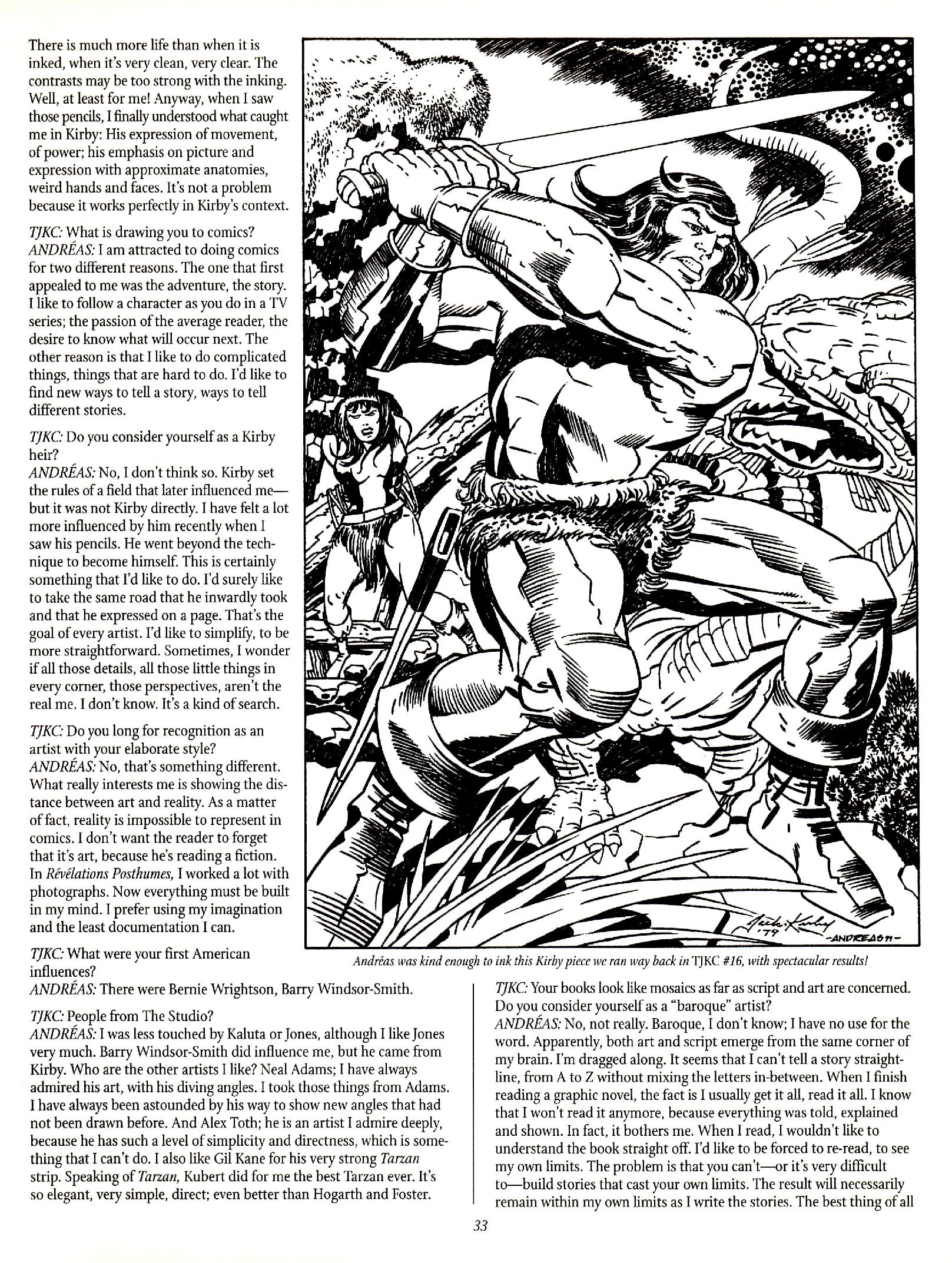 Read online The Jack Kirby Collector comic -  Issue #28 - 33