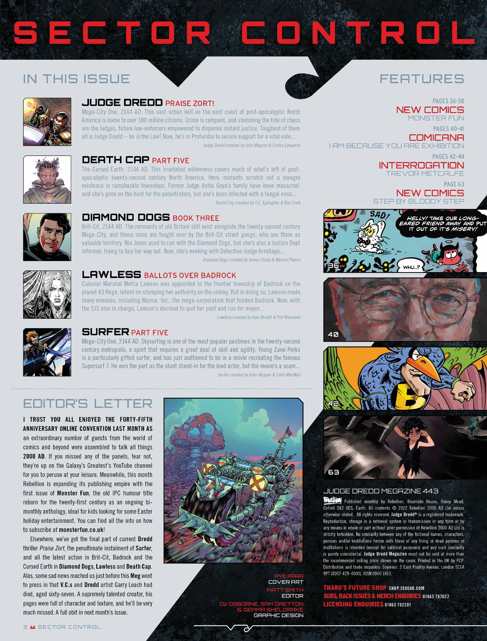Read online Judge Dredd Megazine (Vol. 5) comic -  Issue #443 - 3