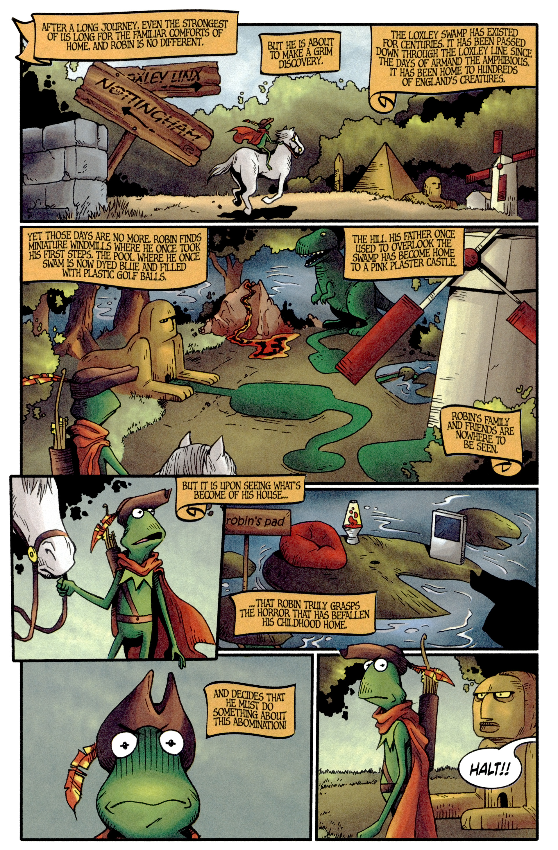 Read online Muppet Robin Hood comic -  Issue #1 - 5