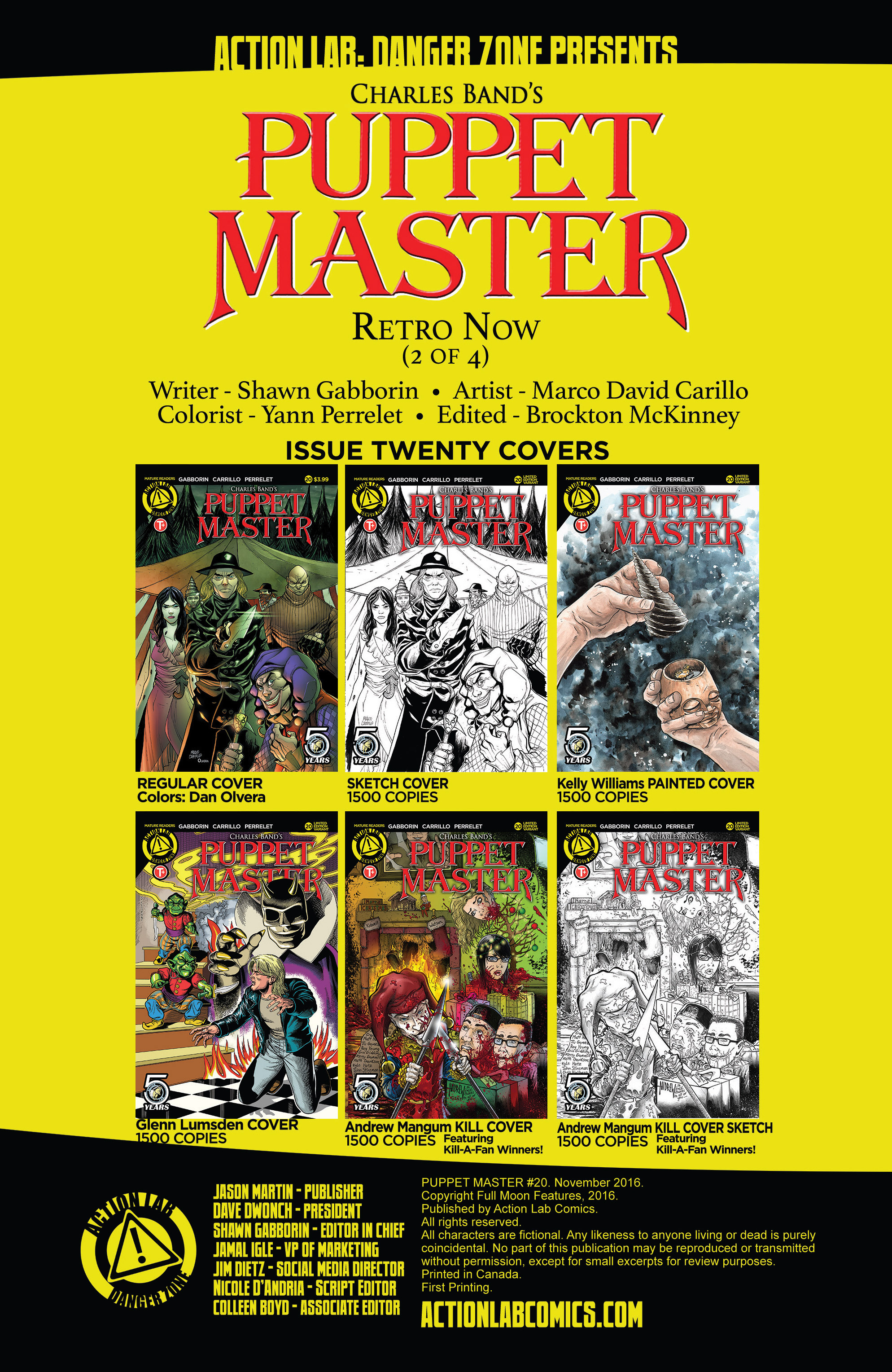 Read online Puppet Master (2015) comic -  Issue #20 - 2