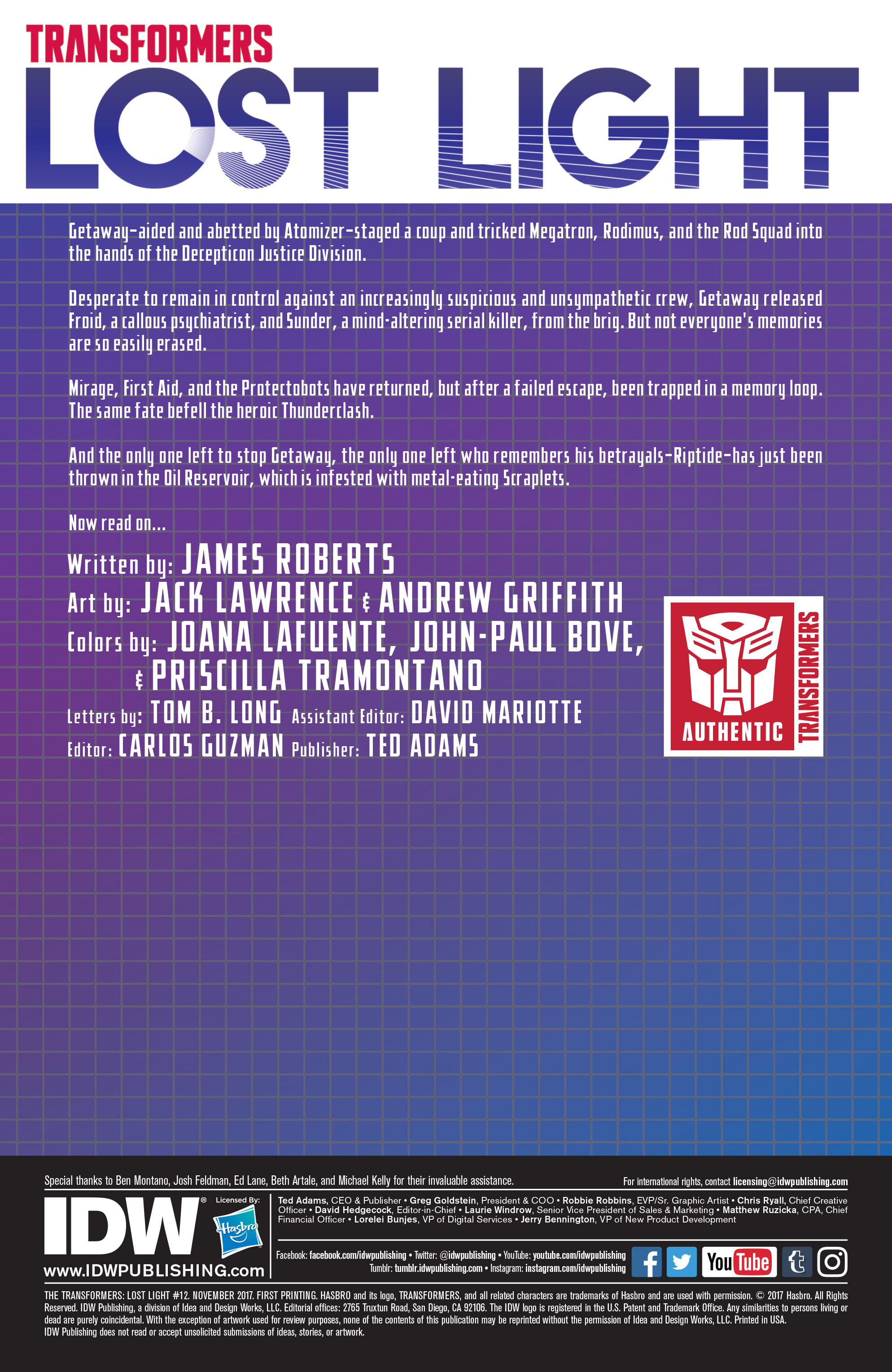 Read online The Transformers: Lost Light comic -  Issue #12 - 2