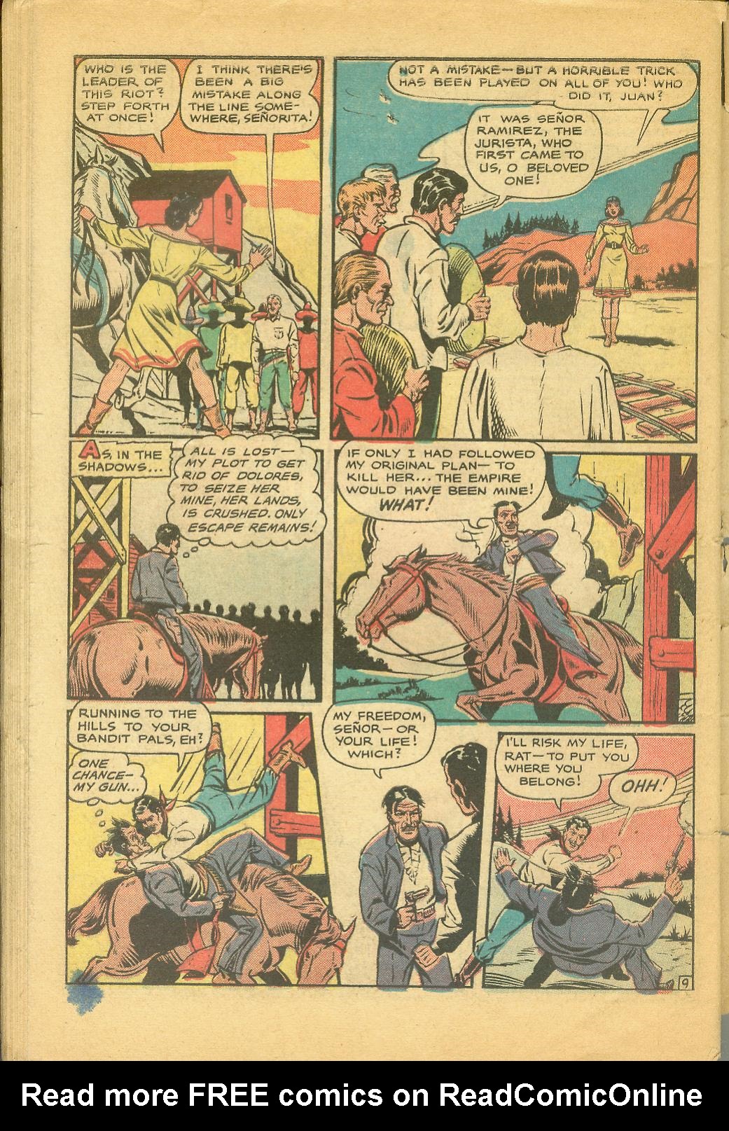 Read online Cowgirl Romances (1950) comic -  Issue #2 - 47
