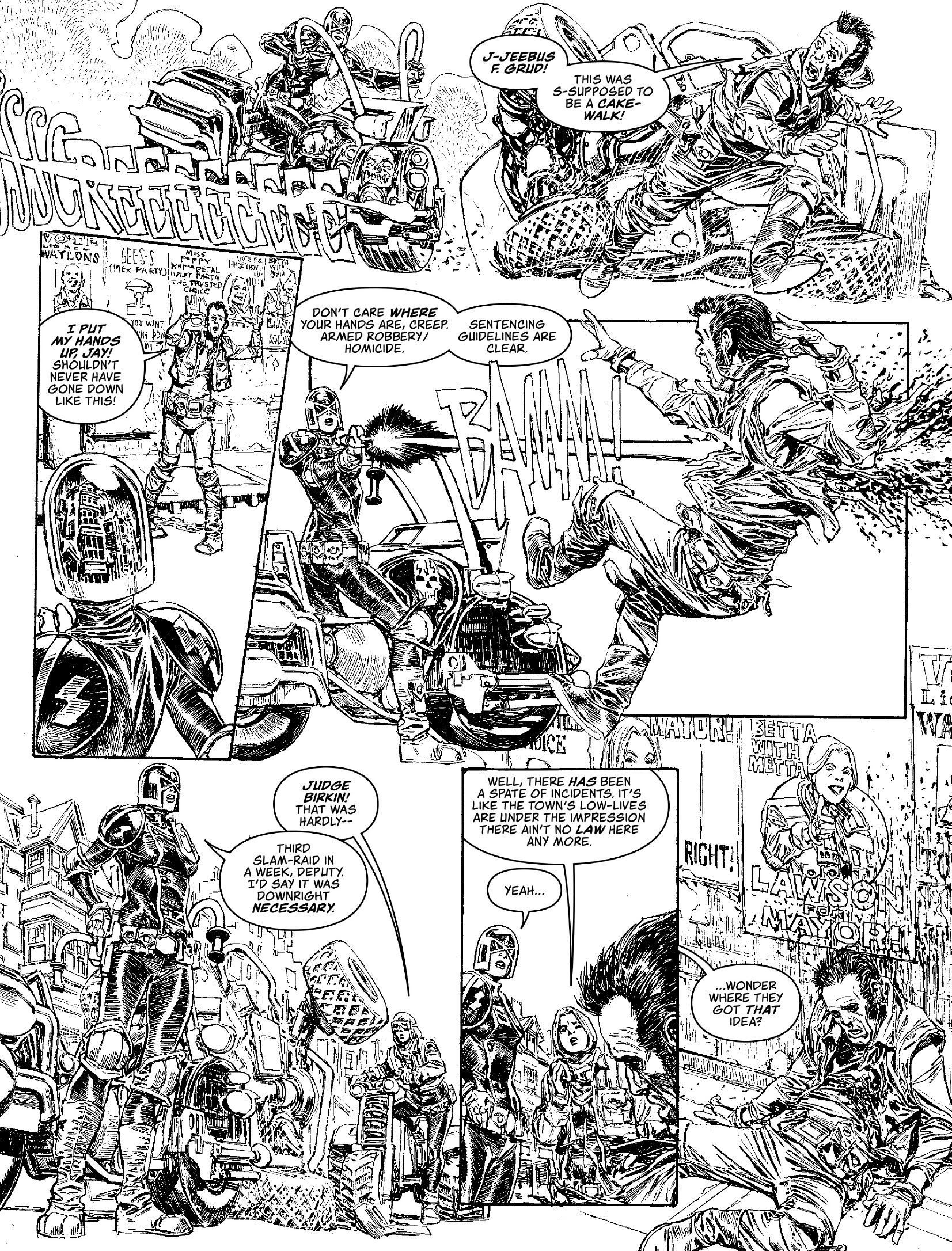 Read online Judge Dredd Megazine (Vol. 5) comic -  Issue #439 - 46