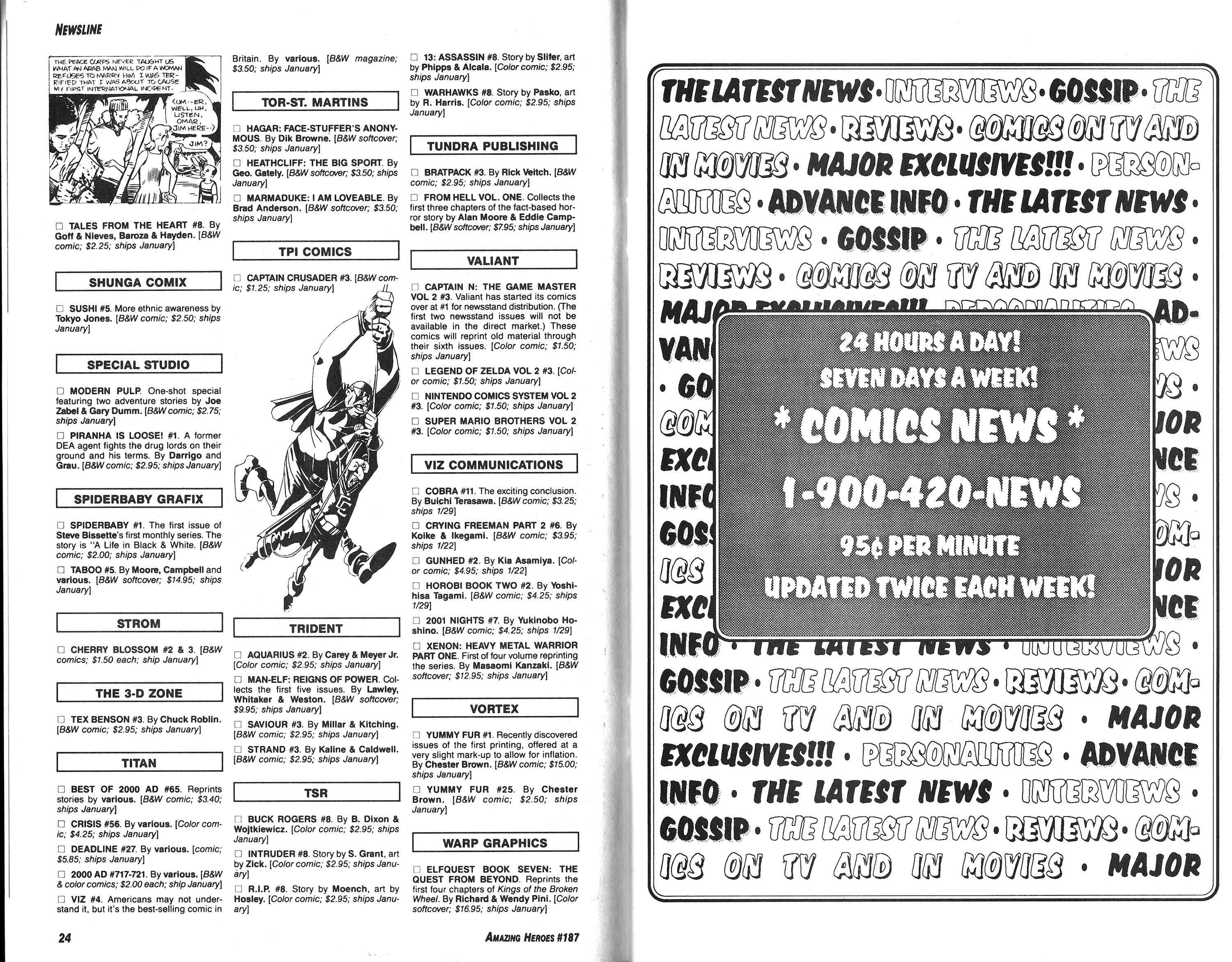 Read online Amazing Heroes comic -  Issue #187 - 13
