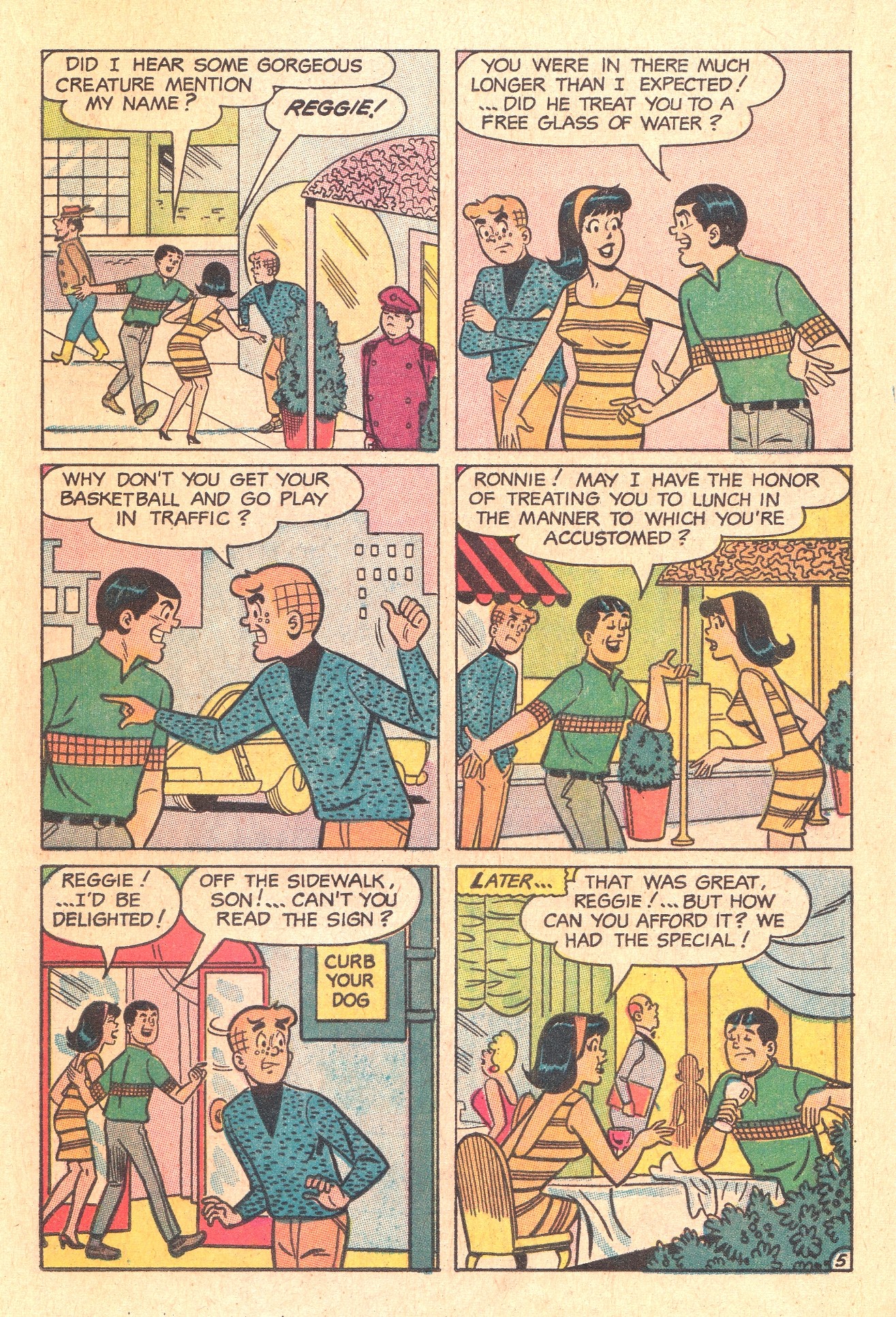 Read online Reggie and Me (1966) comic -  Issue #29 - 17