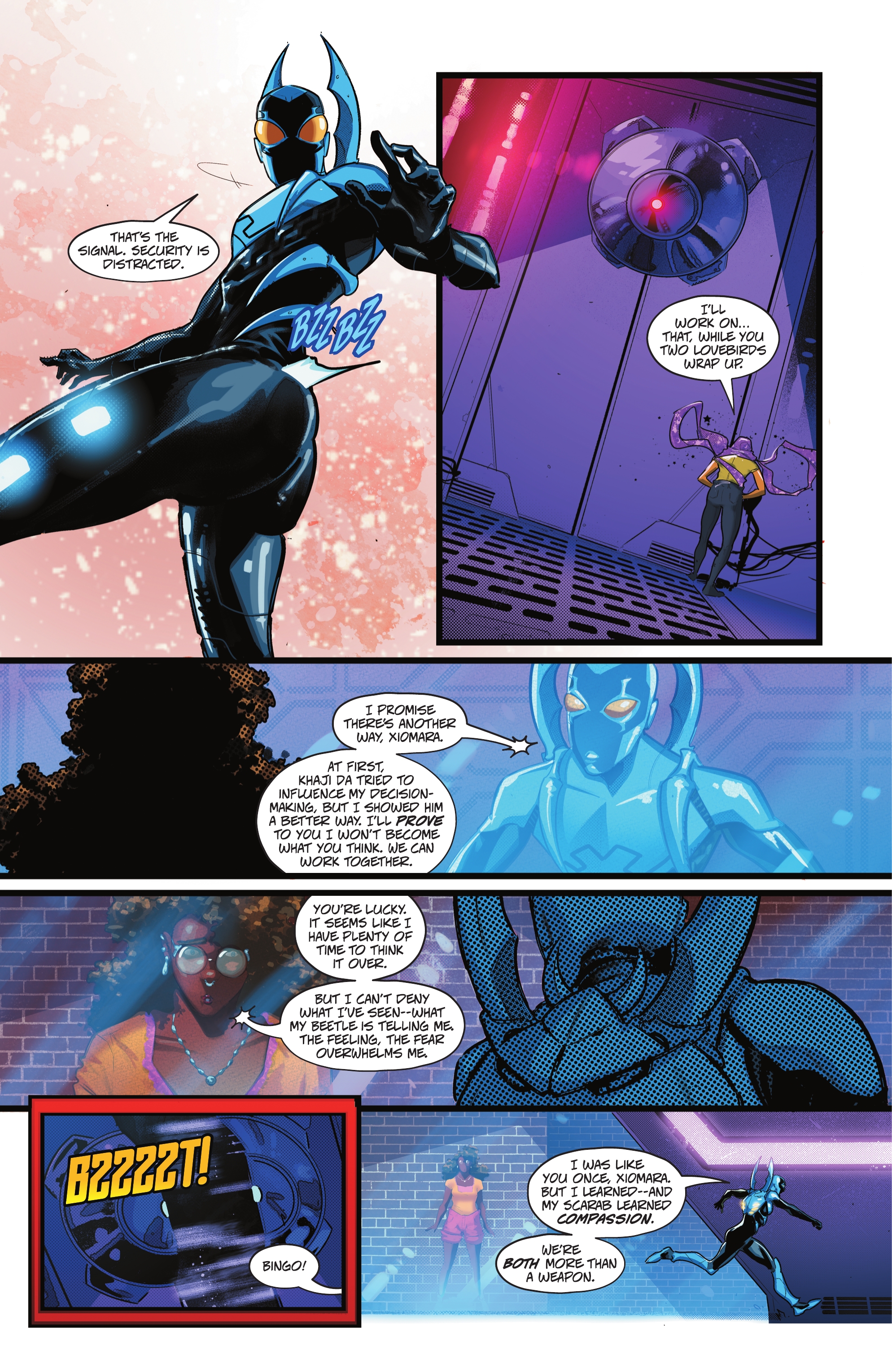 Read online Blue Beetle: Graduation Day comic -  Issue #4 - 17