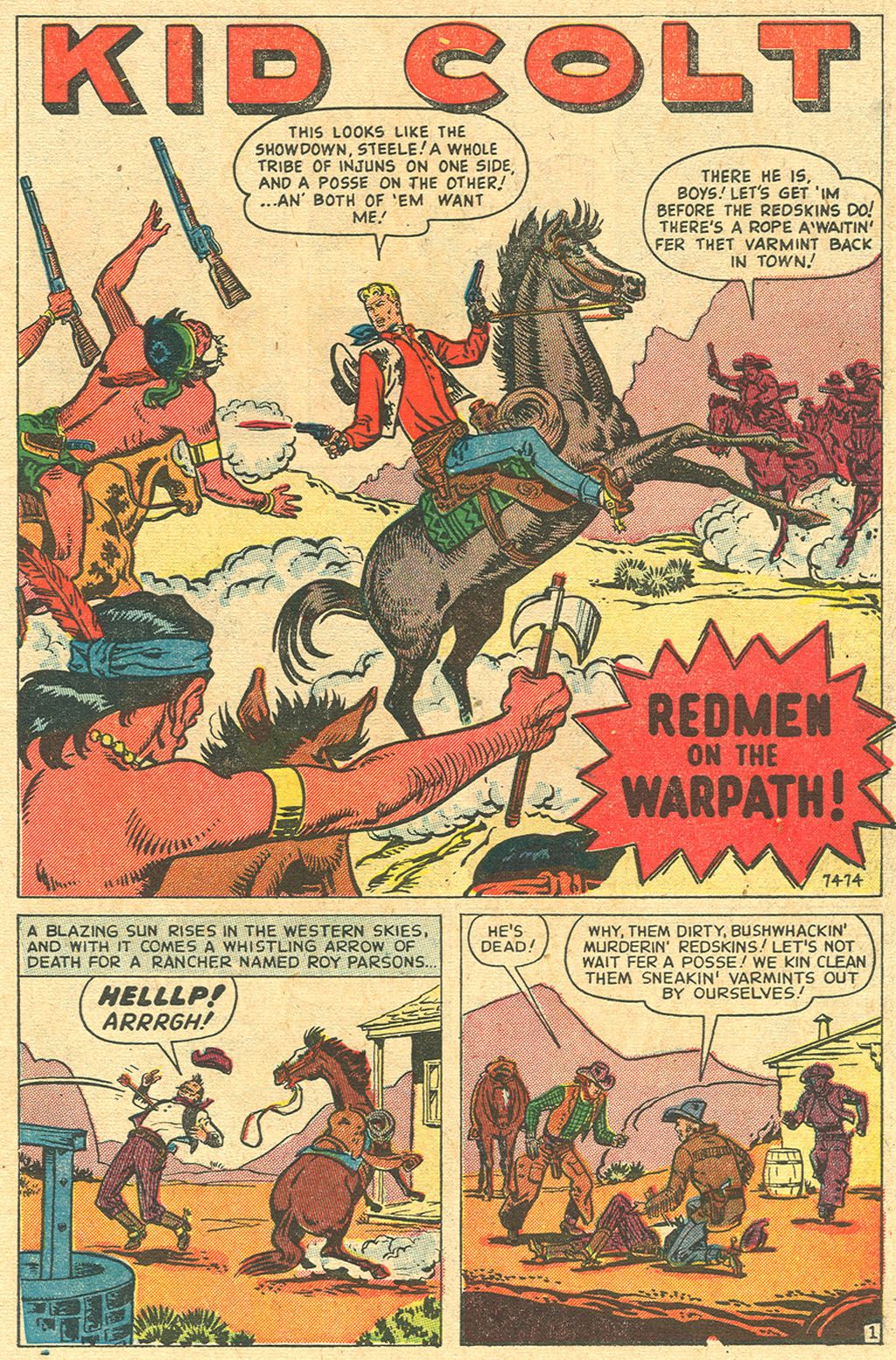 Read online Kid Colt Outlaw comic -  Issue #10 - 3
