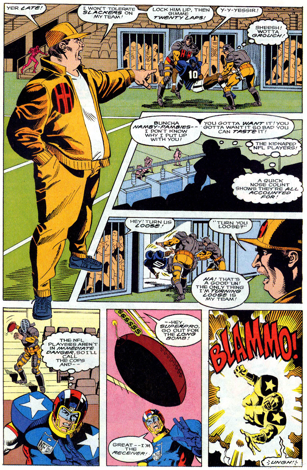 Read online NFL SuperPro comic -  Issue #5 - 15