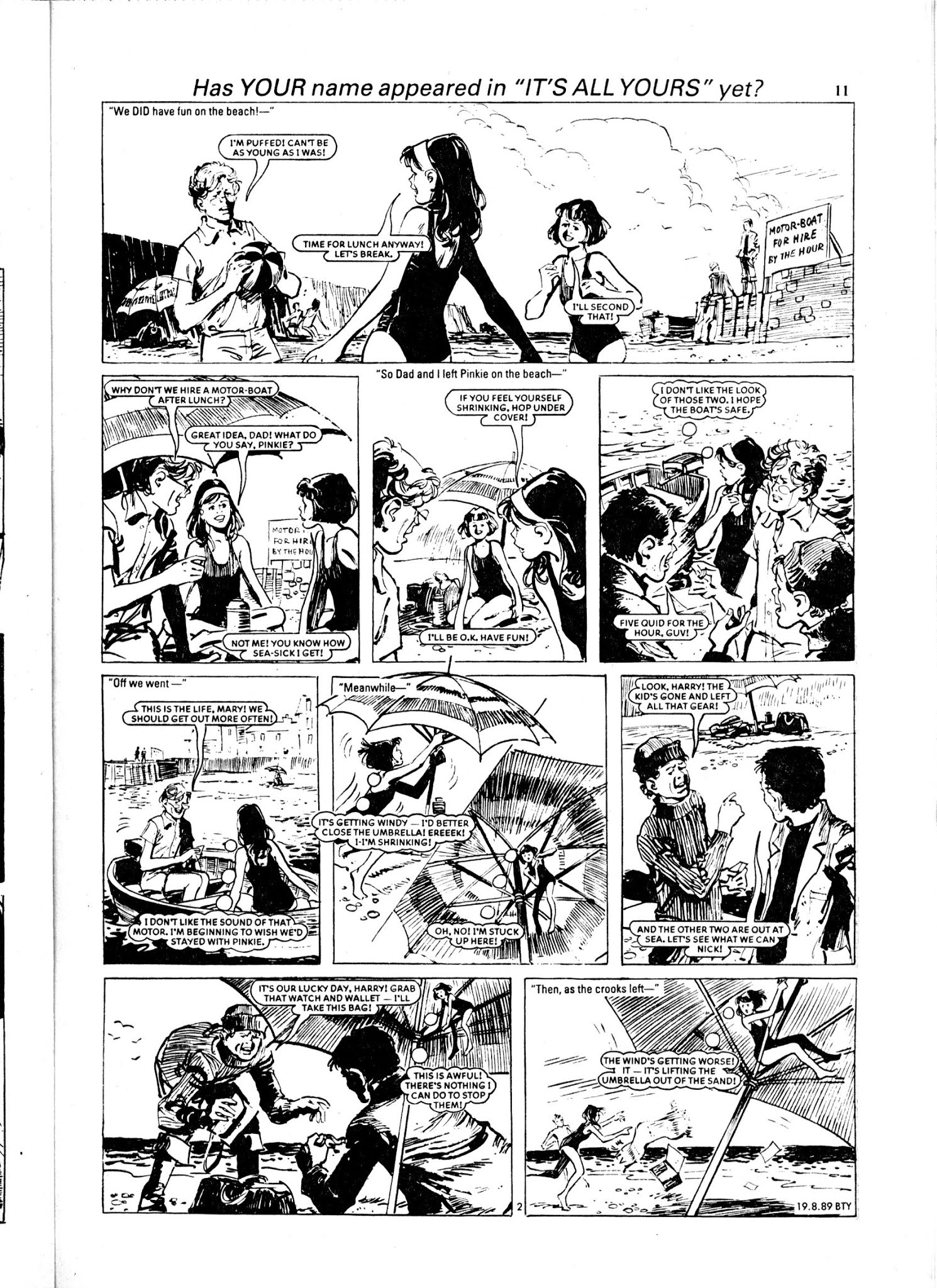 Read online Bunty comic -  Issue #1649 - 11