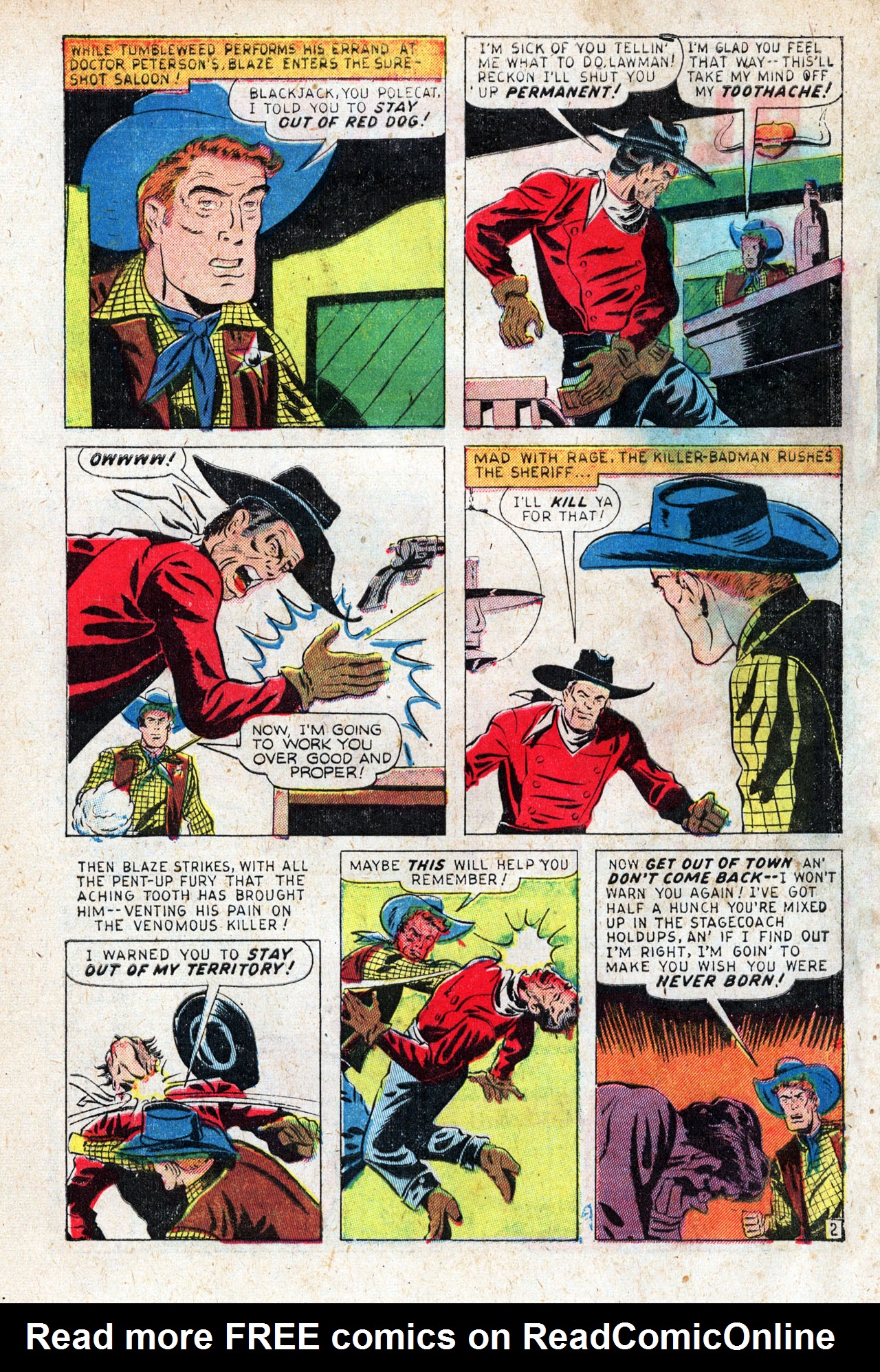 Read online Blaze Carson comic -  Issue #4 - 4