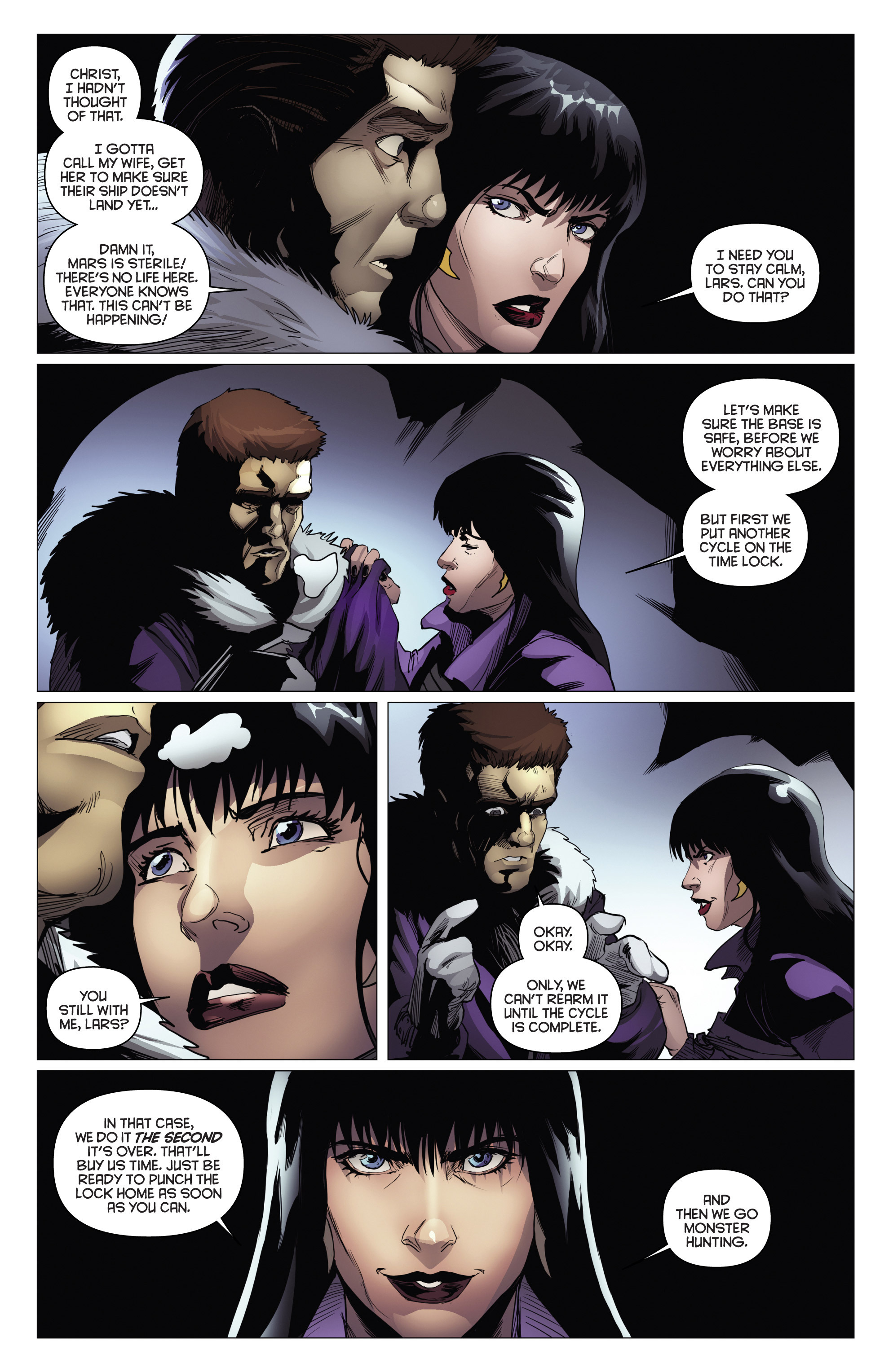 Read online Aliens/Vampirella comic -  Issue #2 - 13