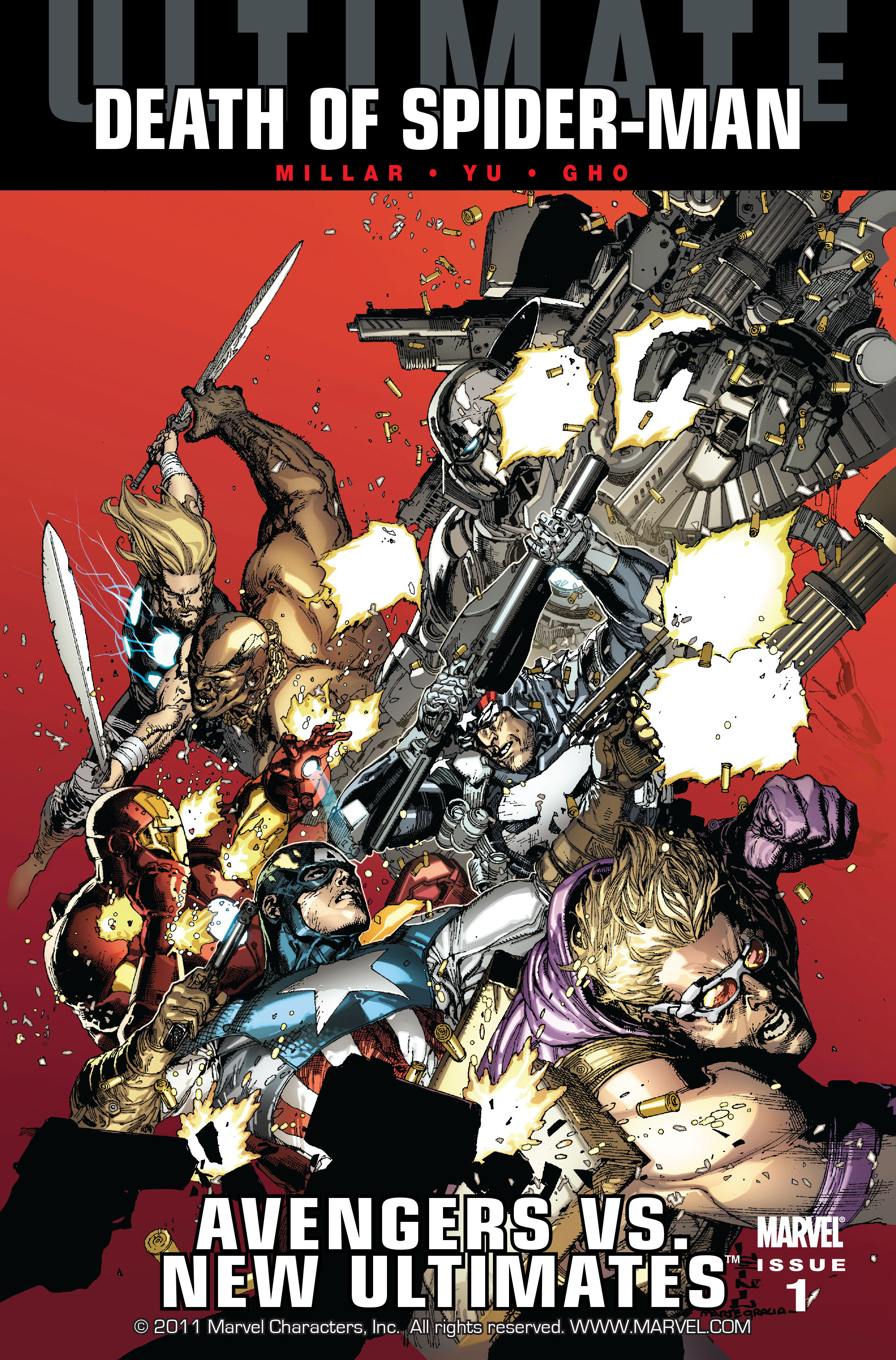 Read online Ultimate Avengers vs. New Ultimates comic -  Issue #1 - 1