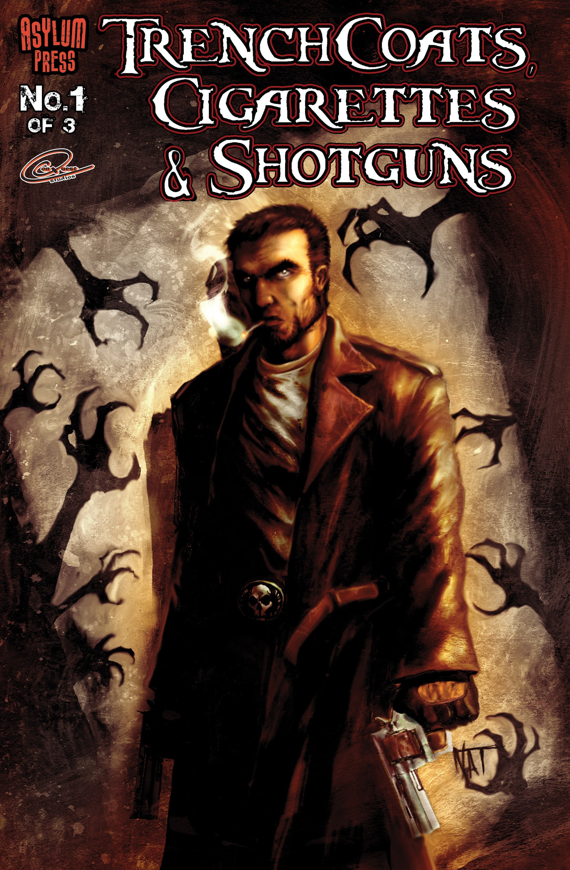 Read online Trenchcoats, Cigarettes and Shotguns comic -  Issue #1 - 1