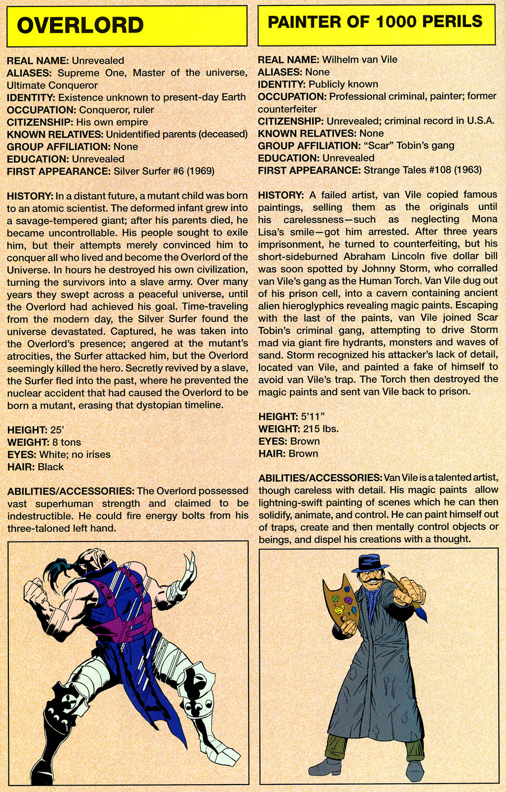 Read online The Marvel Legacy:  The 1960s-1990s Handbook comic -  Issue # Full - 40