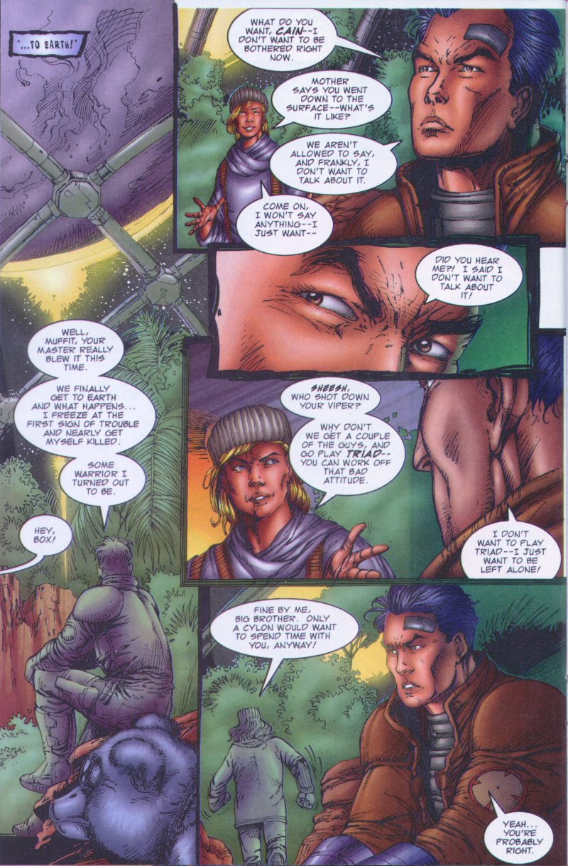Read online Battlestar Galactica (1995) comic -  Issue #2 - 19