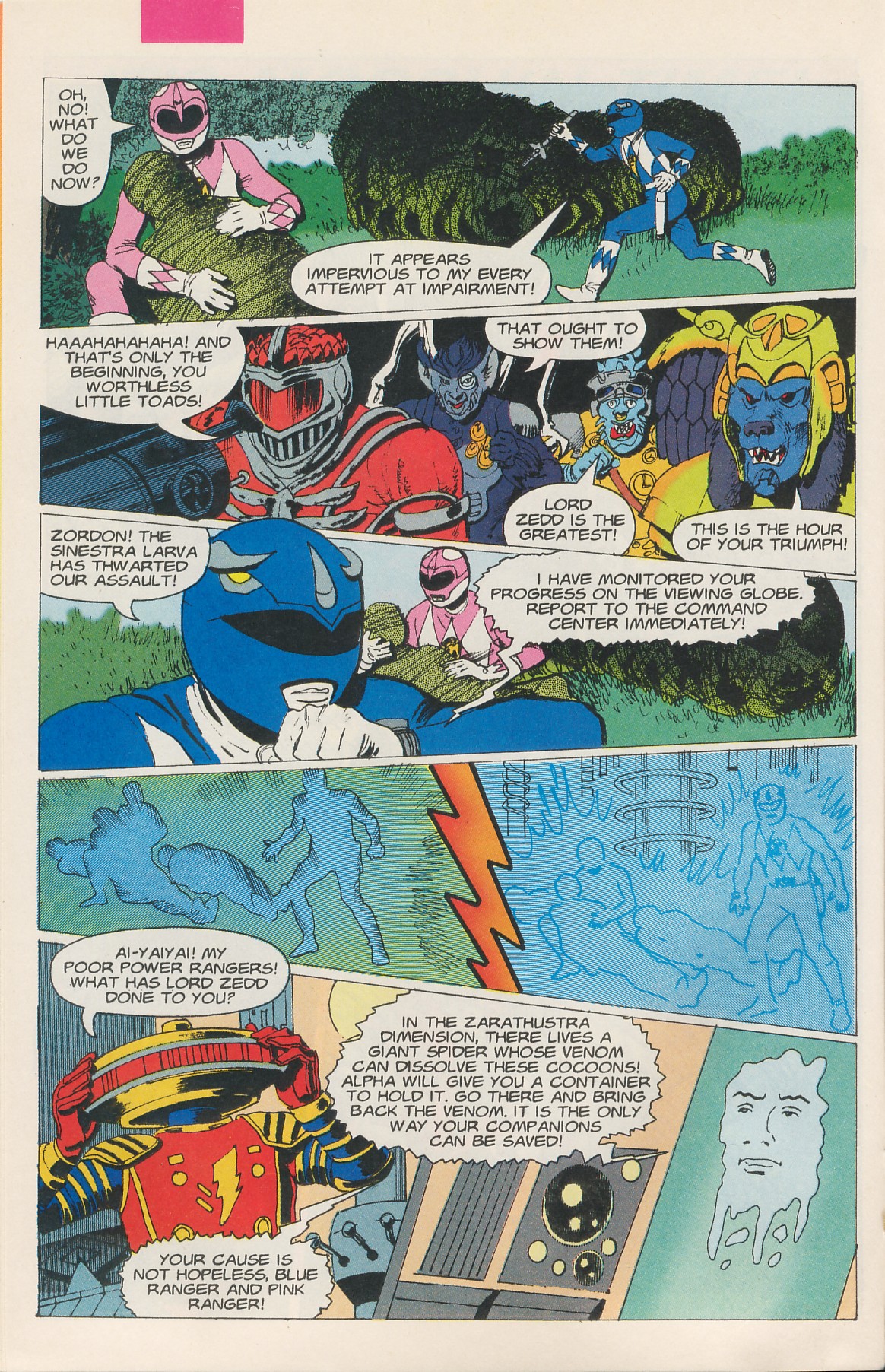 Read online Saban's Mighty Morphin Power Rangers (1994) comic -  Issue #1 - 16