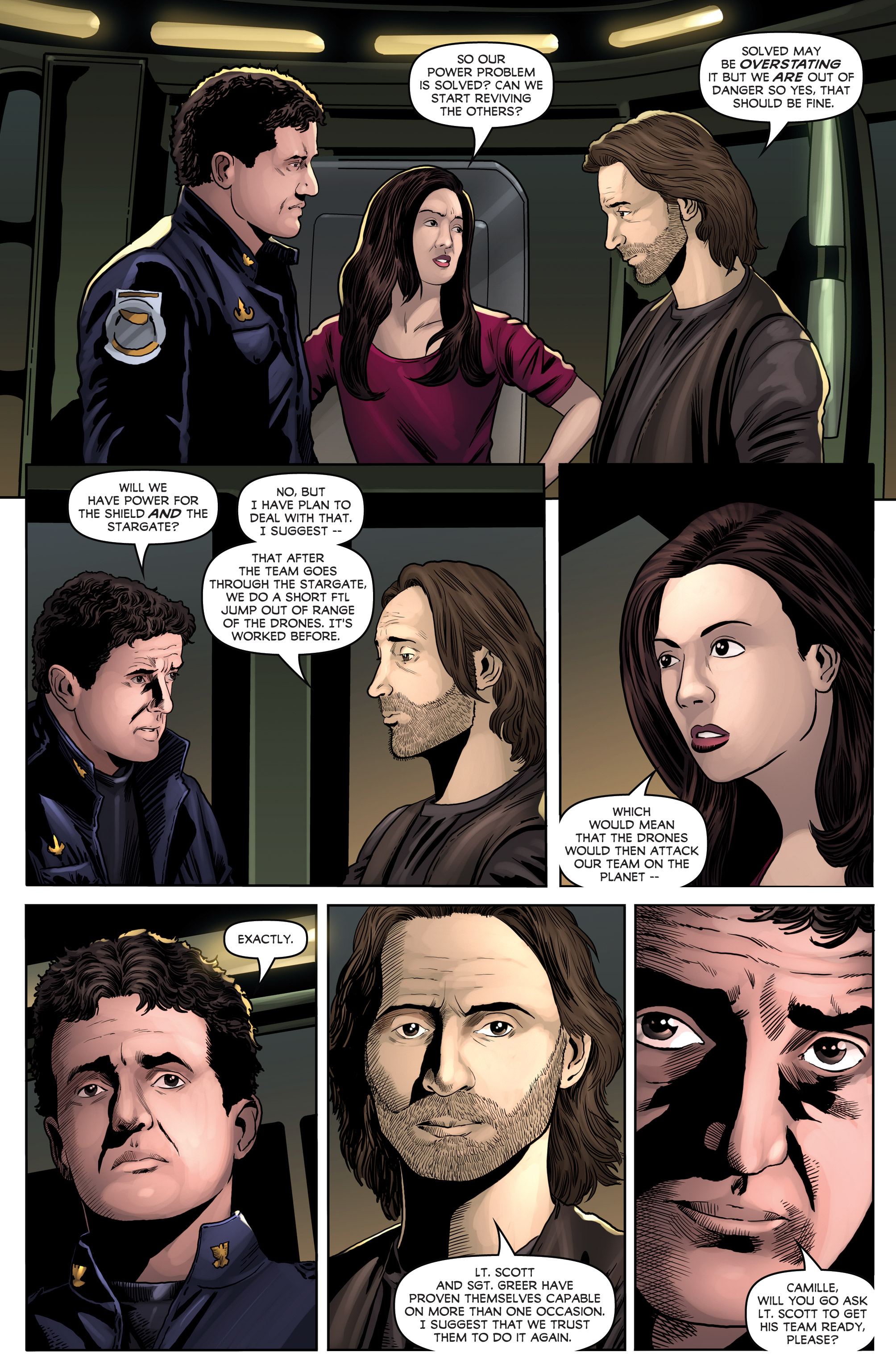 Read online Stargate Universe comic -  Issue #4 - 7