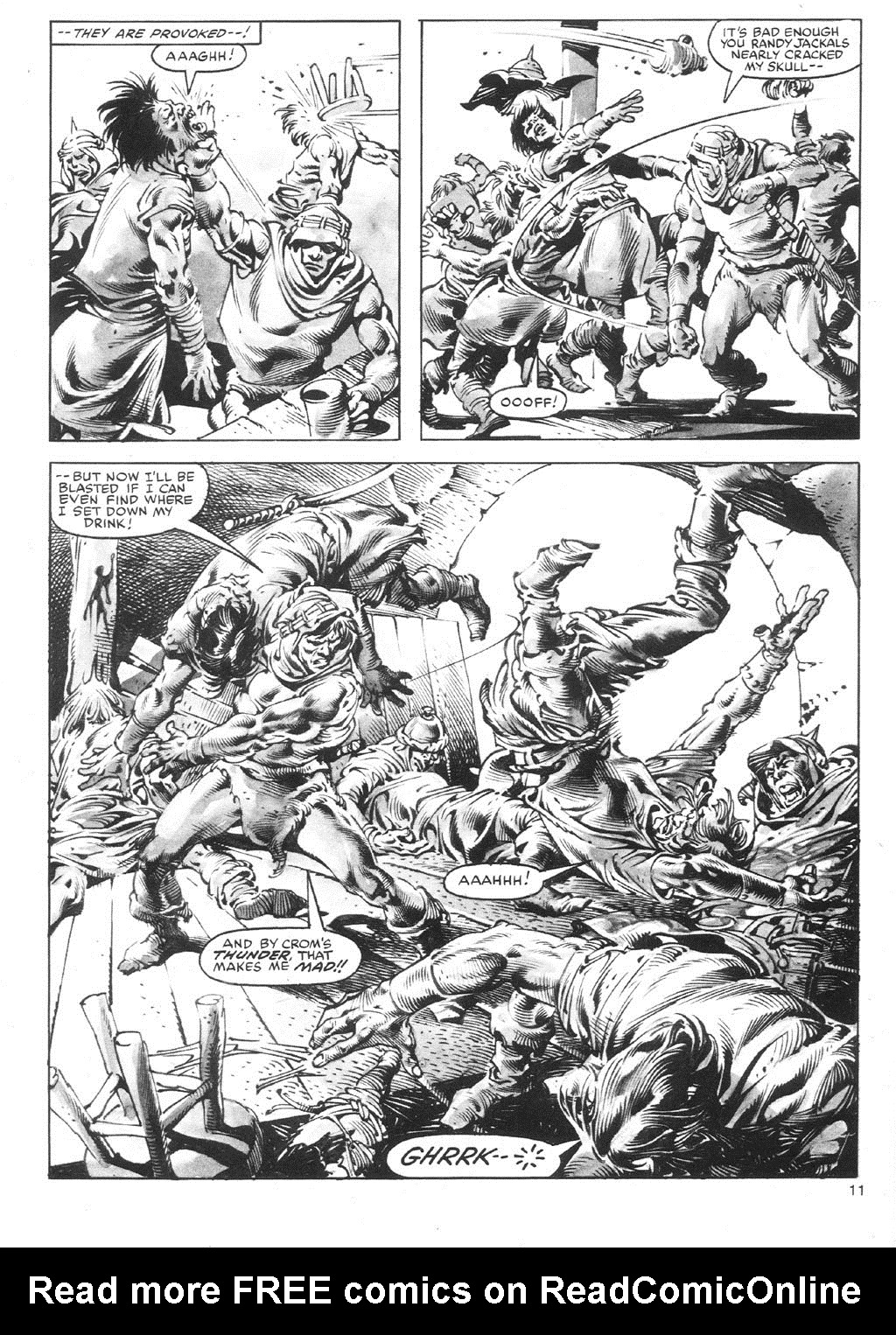 Read online The Savage Sword Of Conan comic -  Issue #88 - 11