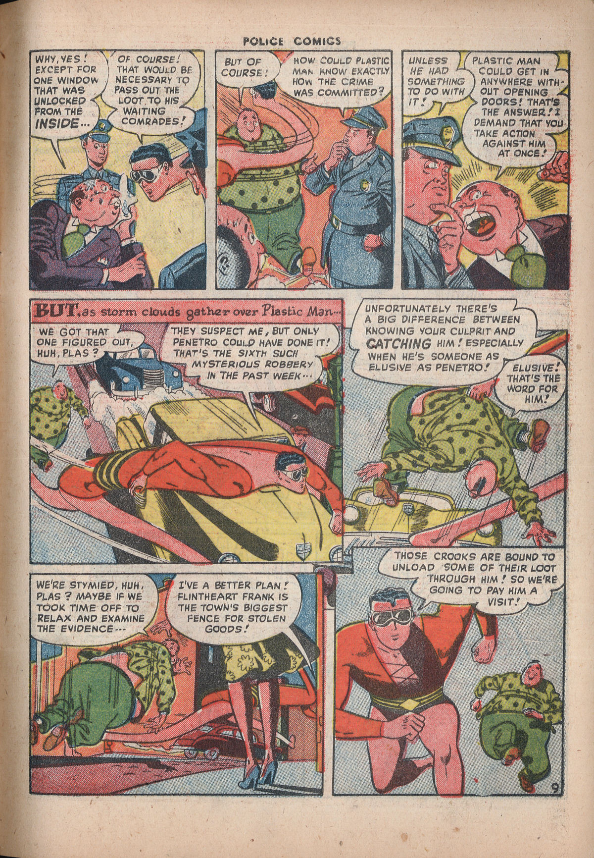 Read online Police Comics comic -  Issue #80 - 11