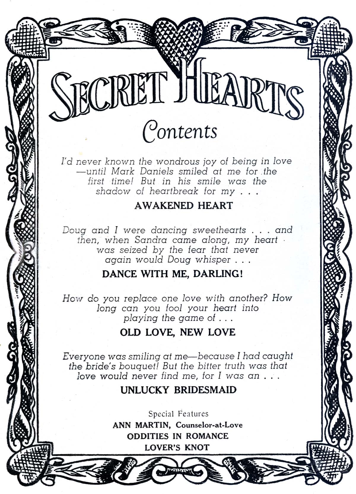 Read online Secret Hearts comic -  Issue #38 - 2