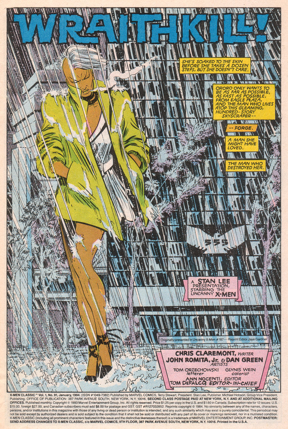 Read online X-Men Classic comic -  Issue #91 - 3