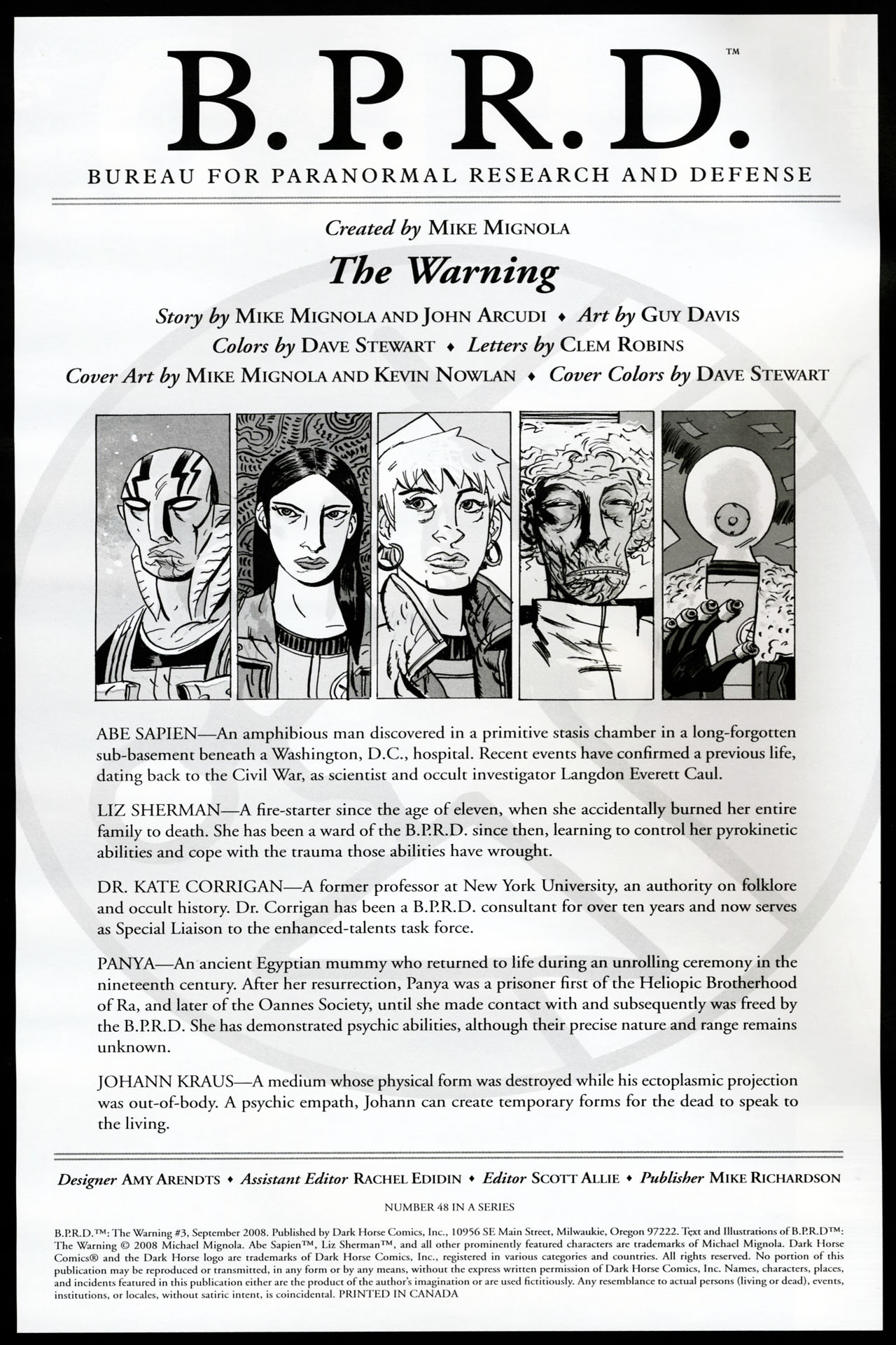 Read online B.P.R.D.: The Warning comic -  Issue #3 - 2