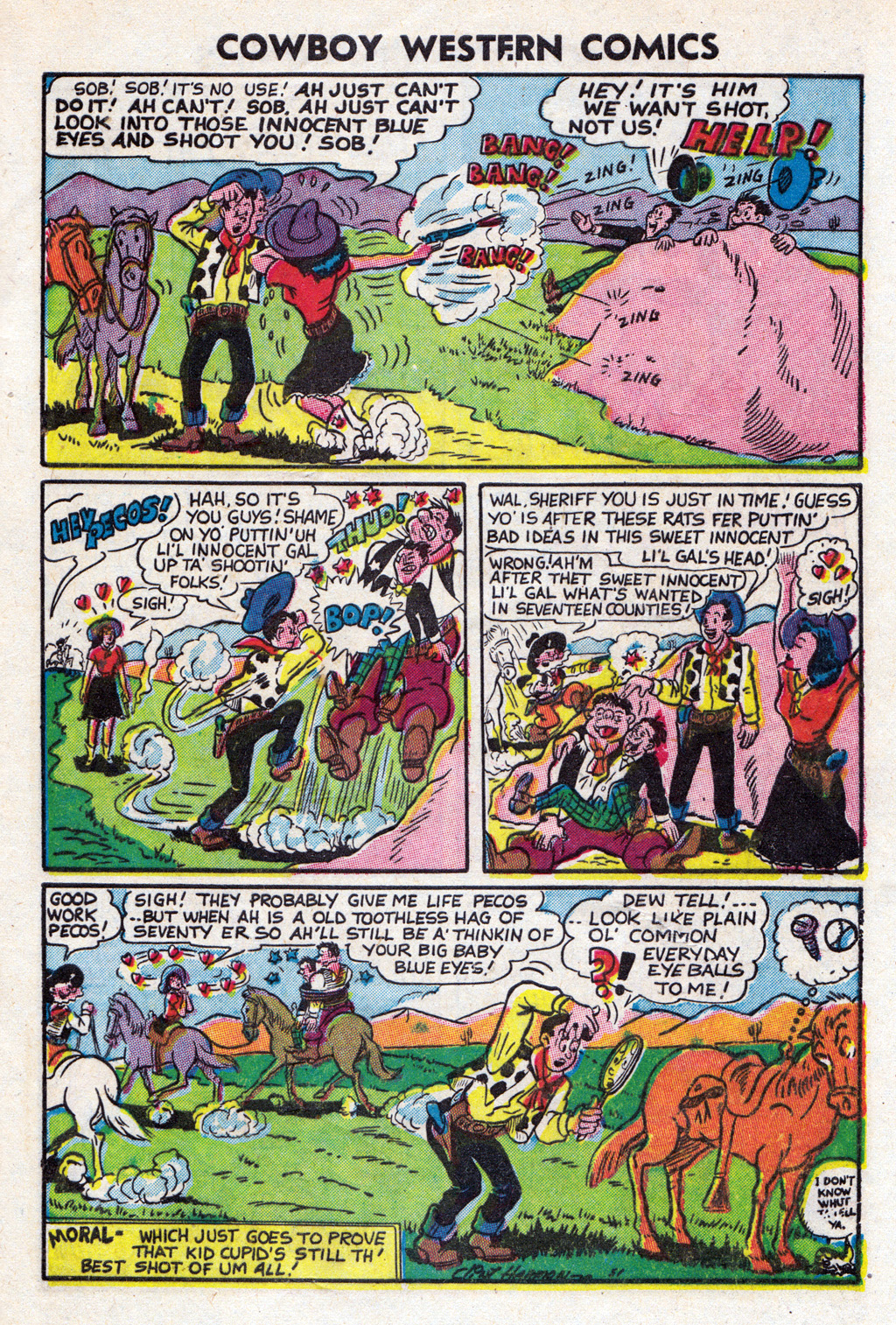 Read online Cowboy Western Comics (1948) comic -  Issue #37 - 33