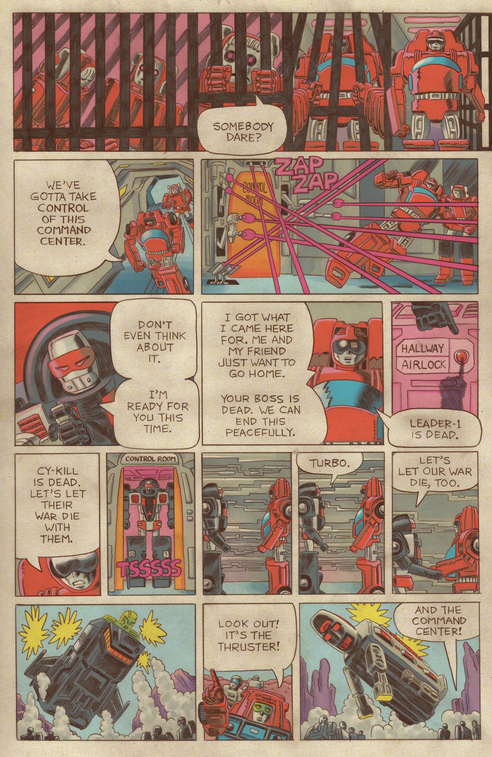 Read online Go-Bots comic -  Issue #5 - 9