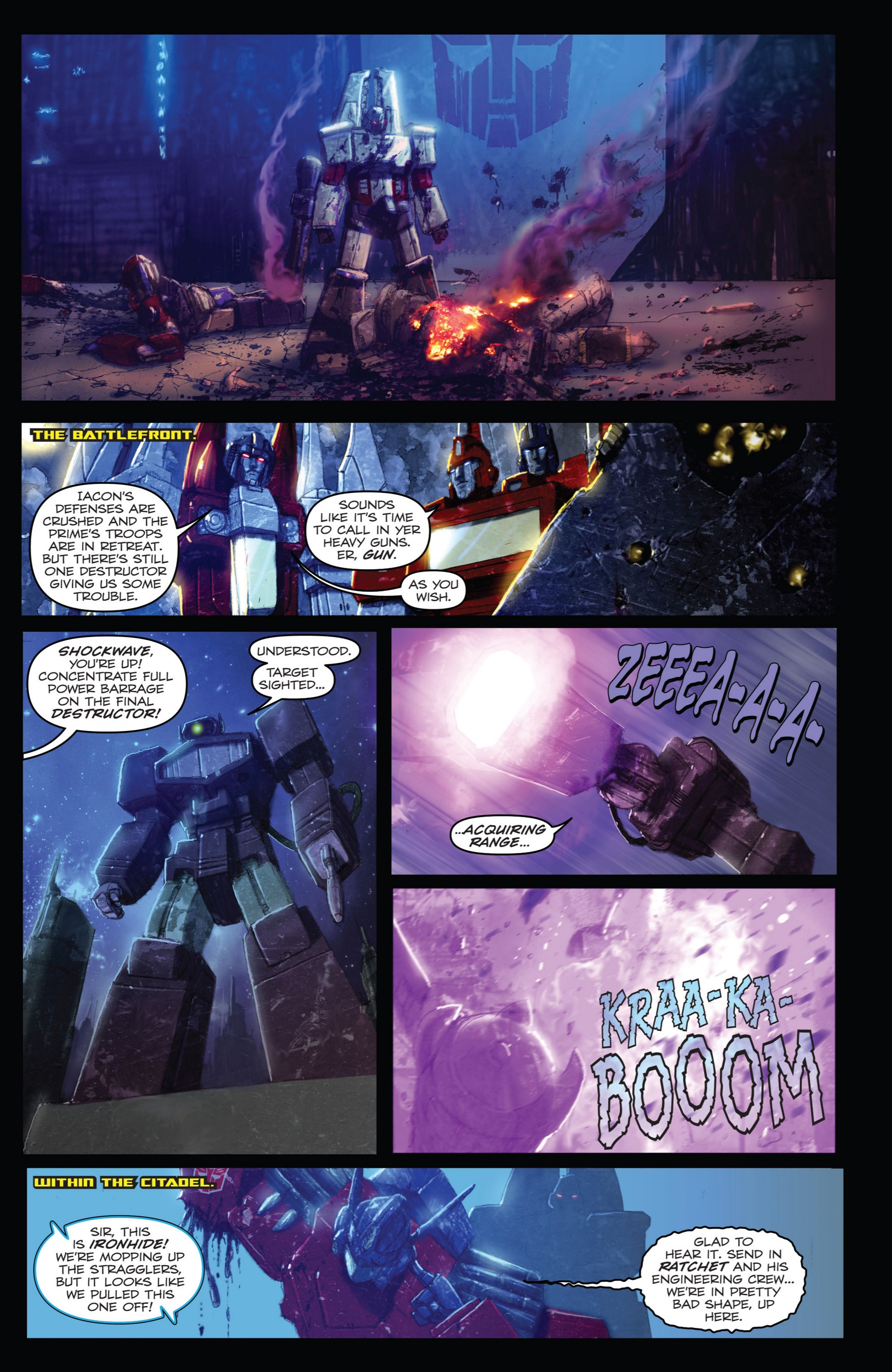 Read online Transformers: Autocracy comic -  Issue # Full - 77