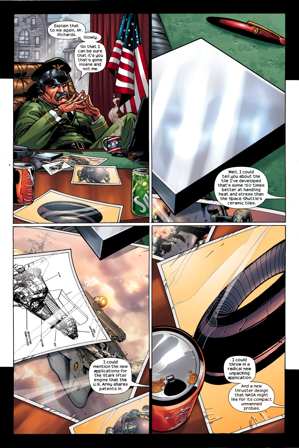 Read online Ultimate Fantastic Four (2004) comic -  Issue #13 - 22